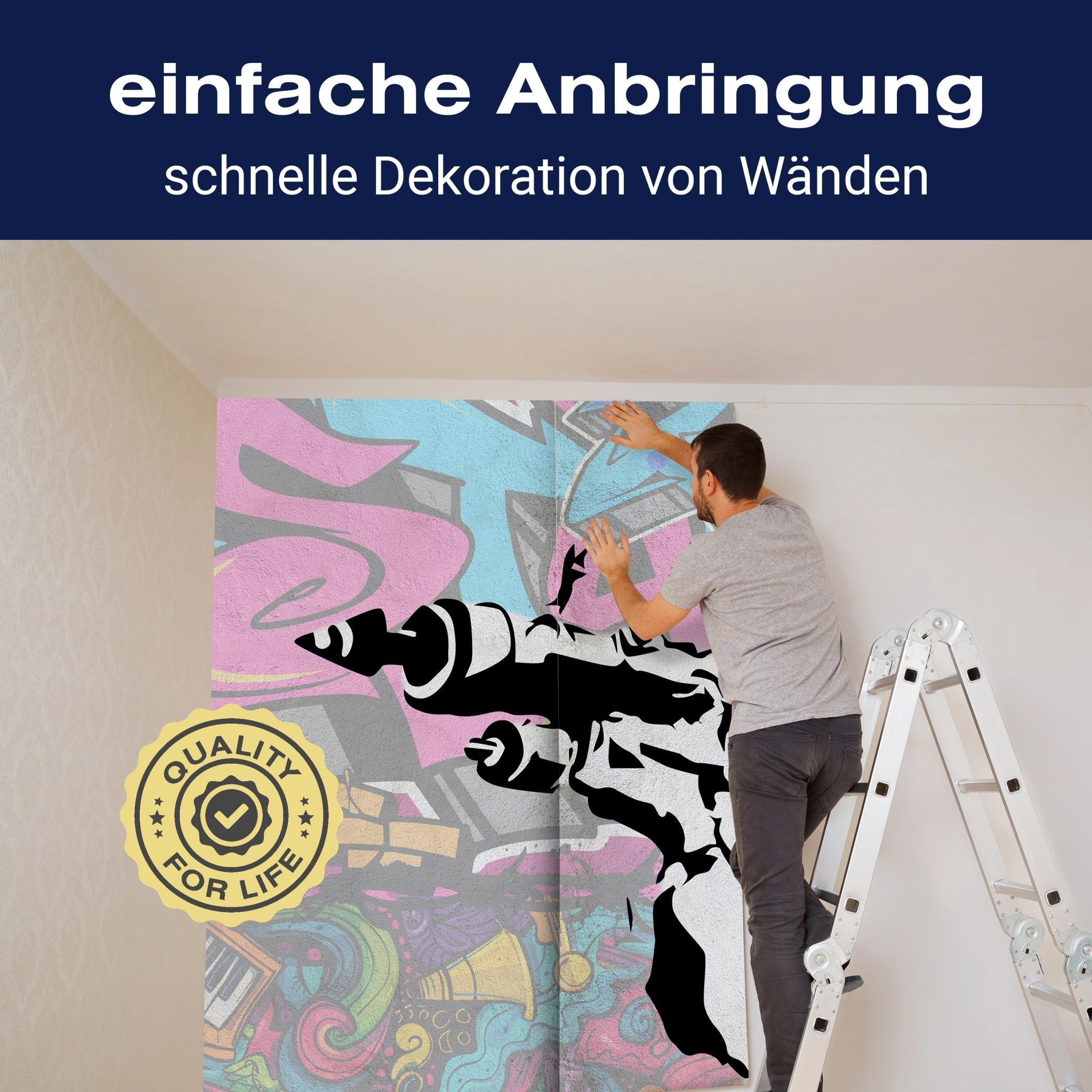 Fototapete Banksy Street Art M6937 - Bild 3 Fototapete Banksy Street Art M6937 - Bild 3