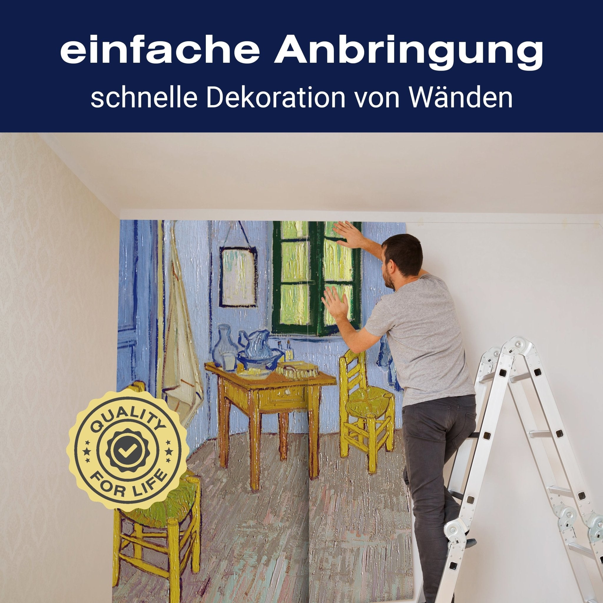 Fototapete Schlafzimmer, Vincent Van Gogh M6942 - Bild 3 Fototapete Schlafzimmer, Vincent Van Gogh M6942 - Bild 3