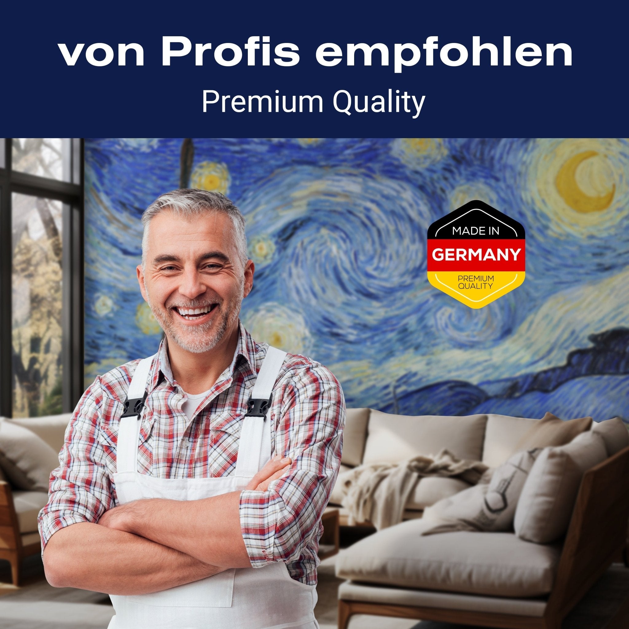 Fototapete Vincent van Gogh, Sternennacht M6945 - Bild 5 Fototapete Vincent van Gogh, Sternennacht M6945 - Bild 5