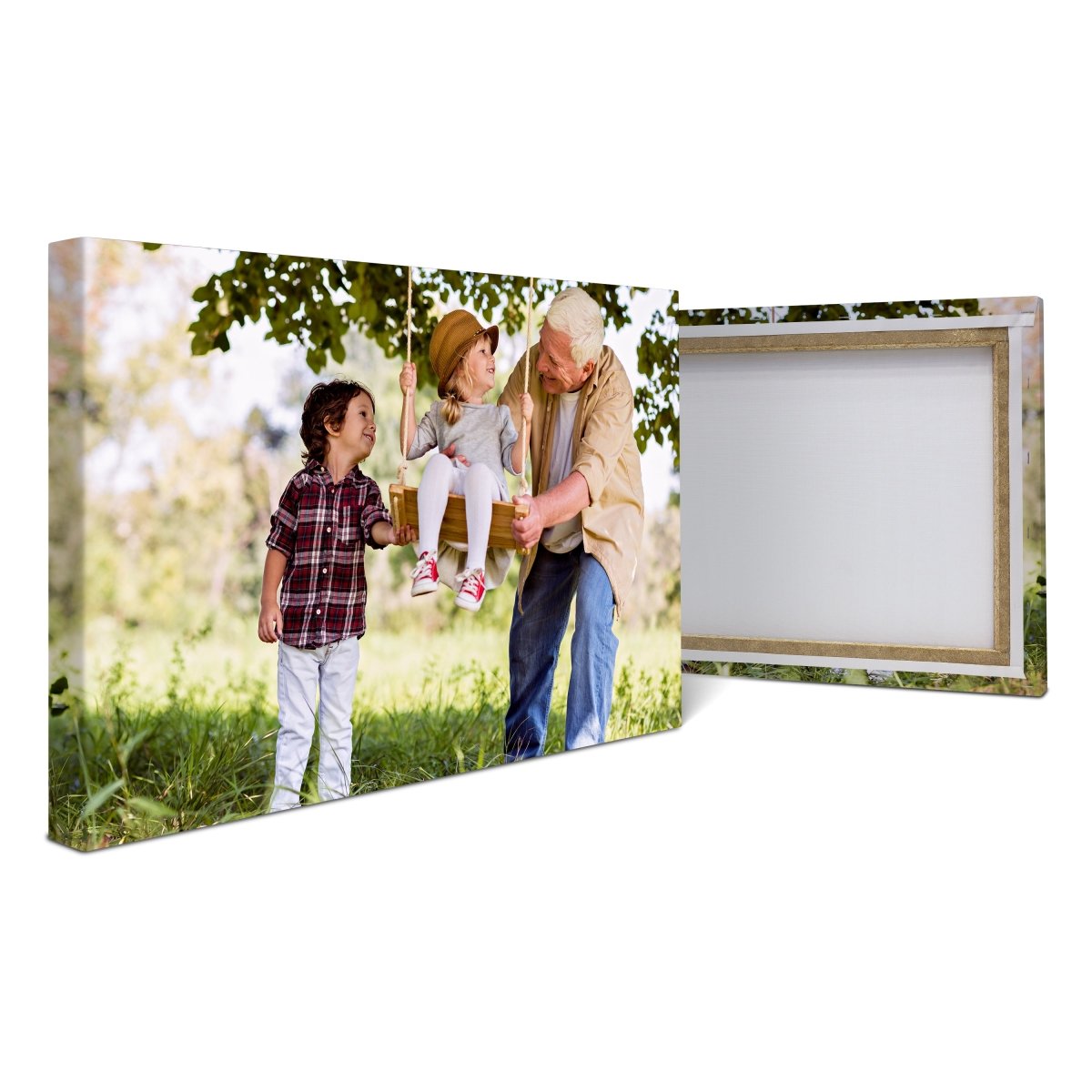 Dein Foto auf Leinwand für Oma und Opa Dein Foto auf Leinwand für Oma und Opa