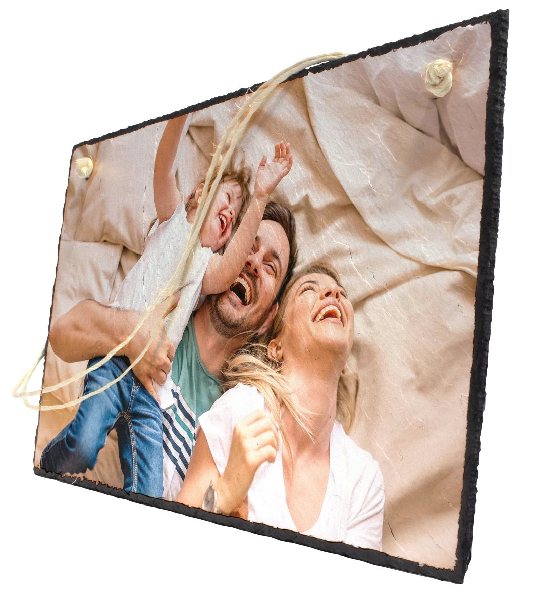 Schieferplatte mit eigenem Foto Schieferplatte mit eigenem Foto