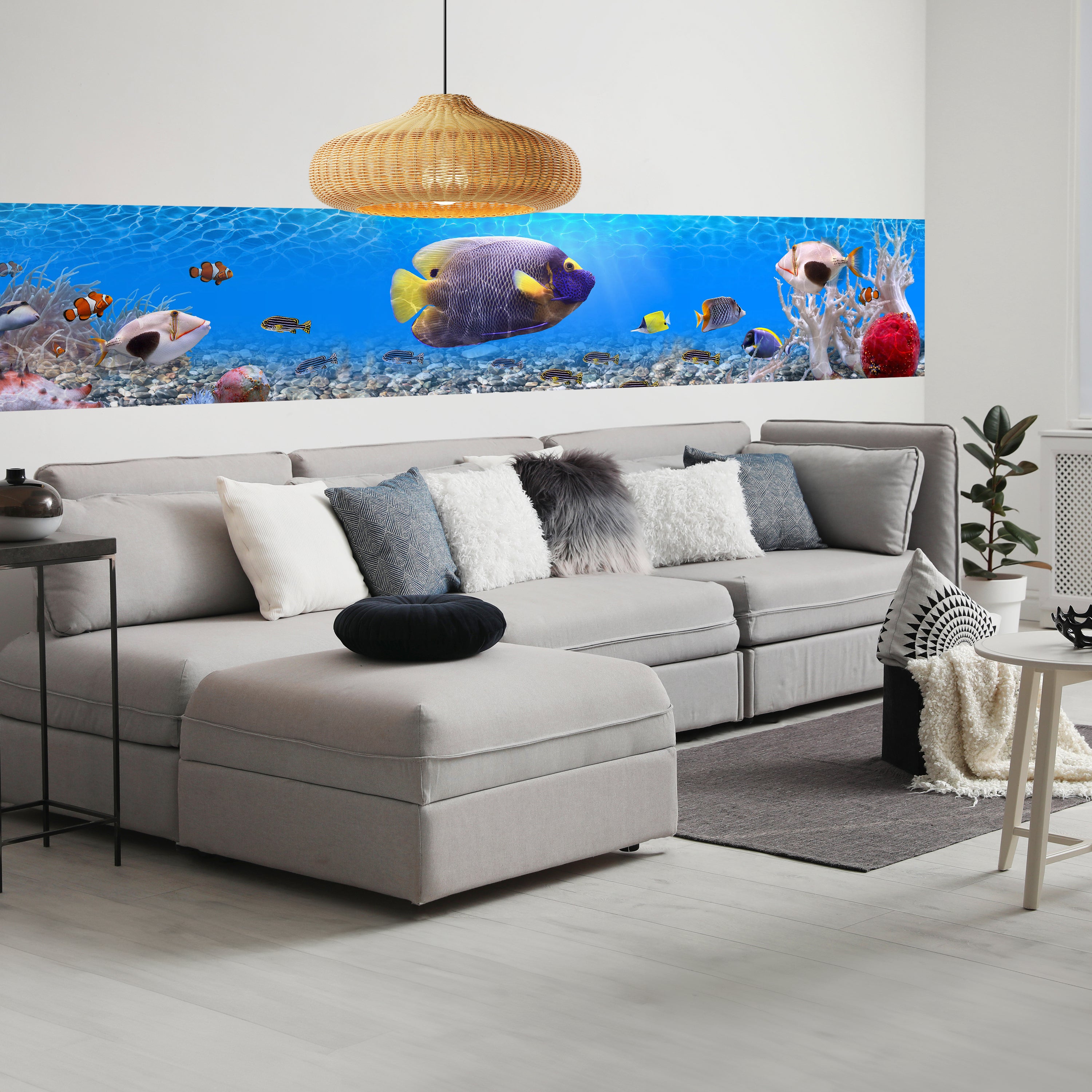 Panorama-Fototapete Unterwasserwelt 1 M0001 - Bild 1 Panorama-Fototapete Unterwasserwelt 1 M0001 - Bild 1