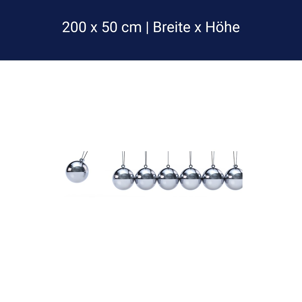 Panorama-Fototapete Newton-Pendel, Kugelspiel M0002 Panorama-Fototapete Newton-Pendel, Kugelspiel M0002