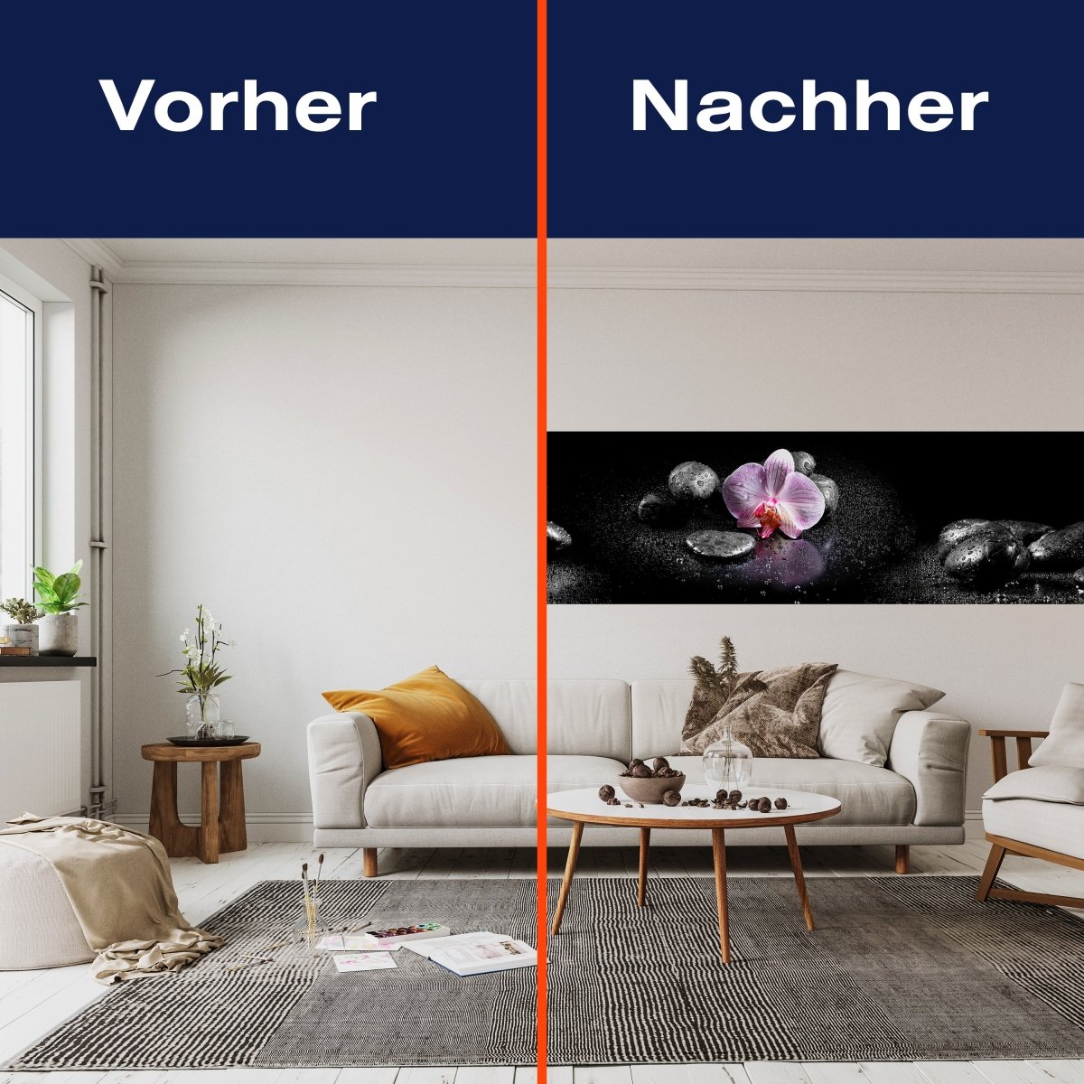 Panorama-Fototapete Orchidee, Wellness M0003 - Bild 3 Panorama-Fototapete Orchidee, Wellness M0003 - Bild 3