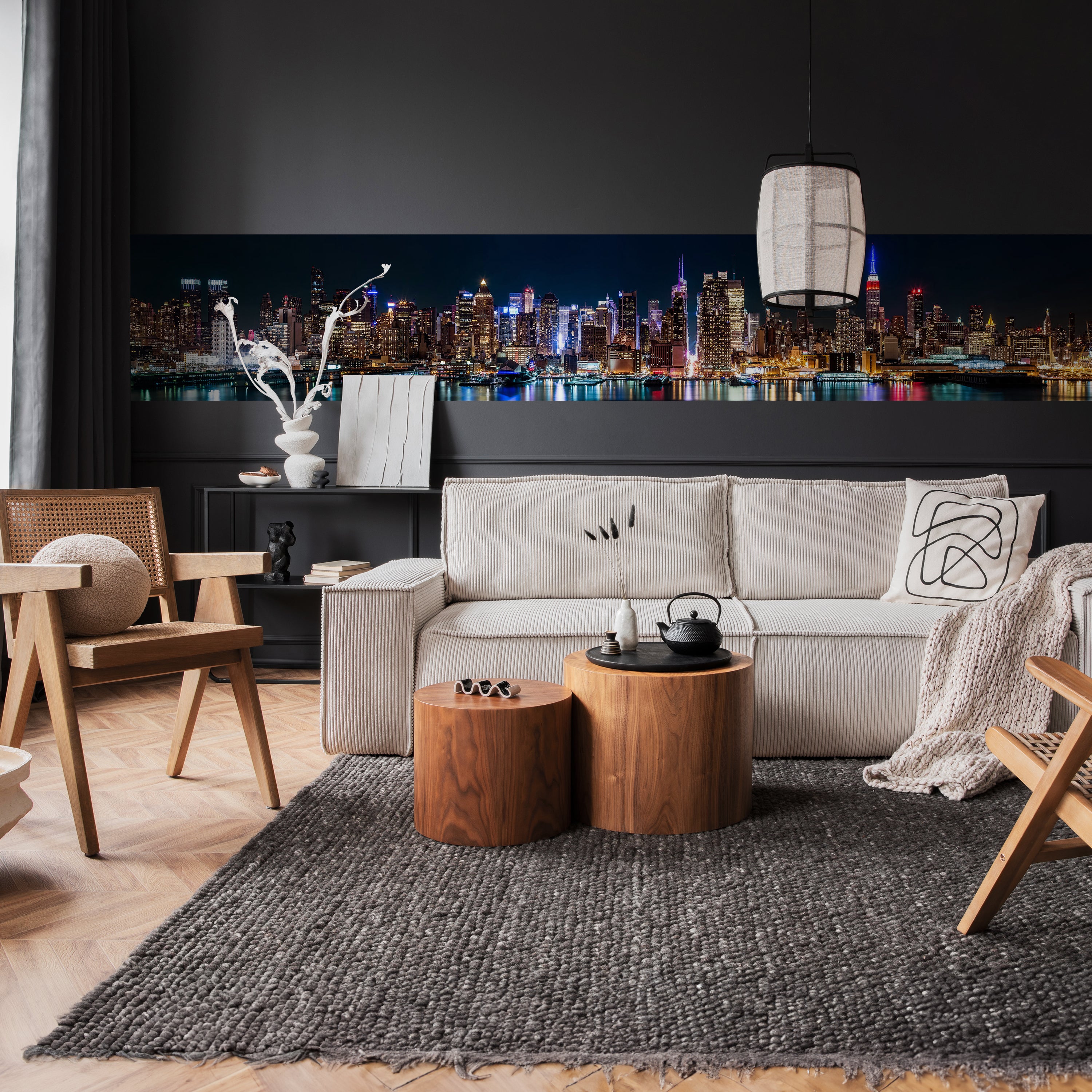 Panorama-Fototapete New York bei Nacht M0004 - Bild 2 Panorama-Fototapete New York bei Nacht M0004 - Bild 2