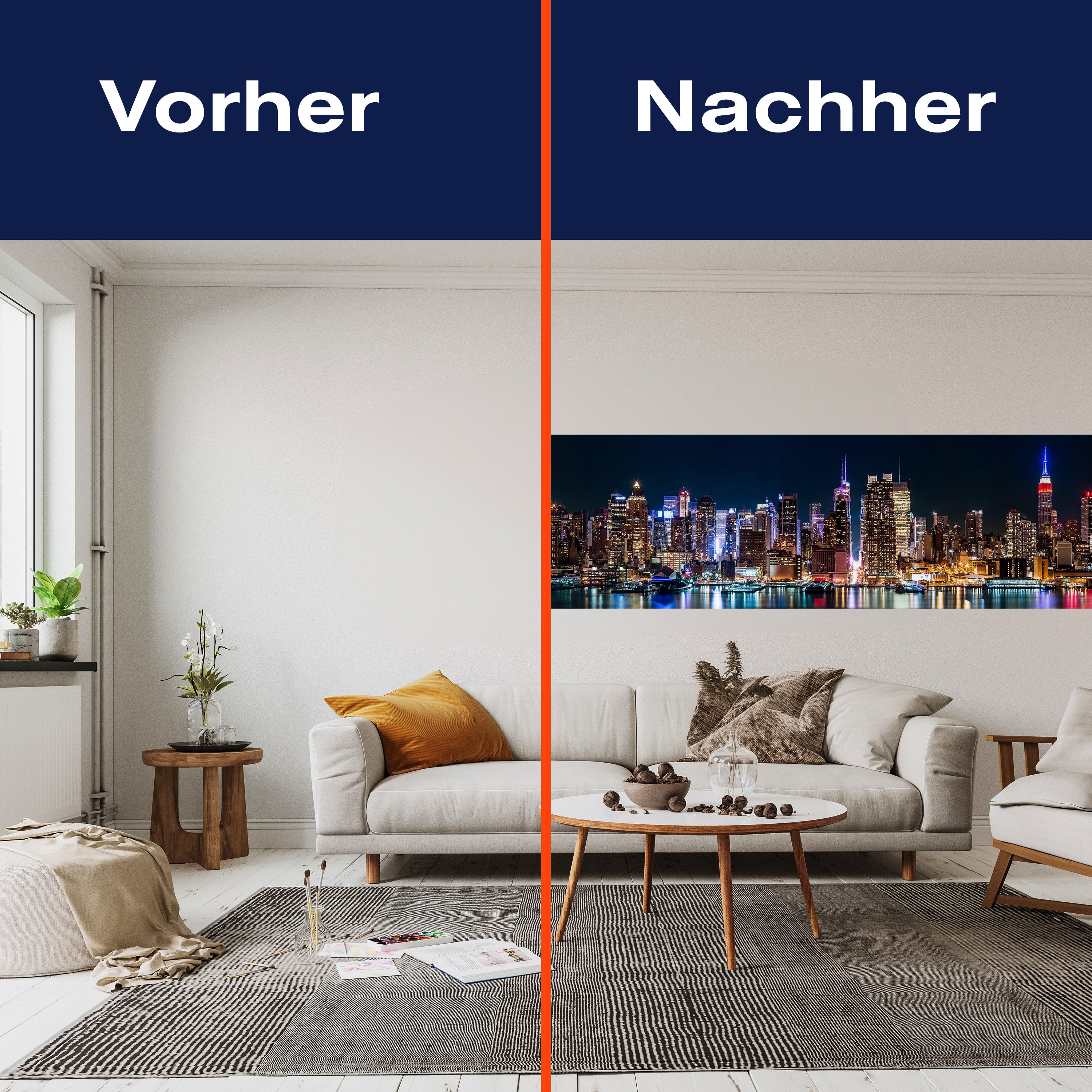 Panorama-Fototapete New York bei Nacht M0004 - Bild 3 Panorama-Fototapete New York bei Nacht M0004 - Bild 3