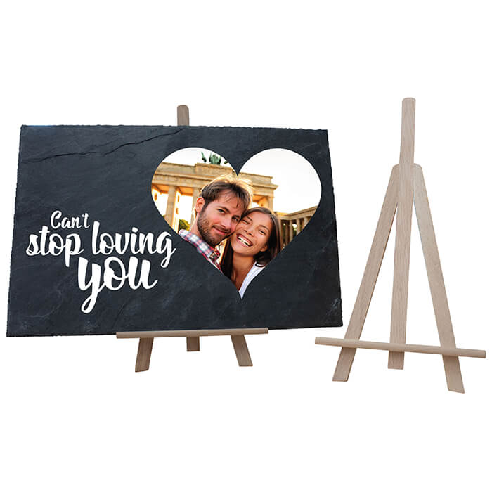 Foto auf Schiefer mit Spruch M0005 - Bild 4 Foto auf Schiefer mit Spruch M0005 - Bild 4