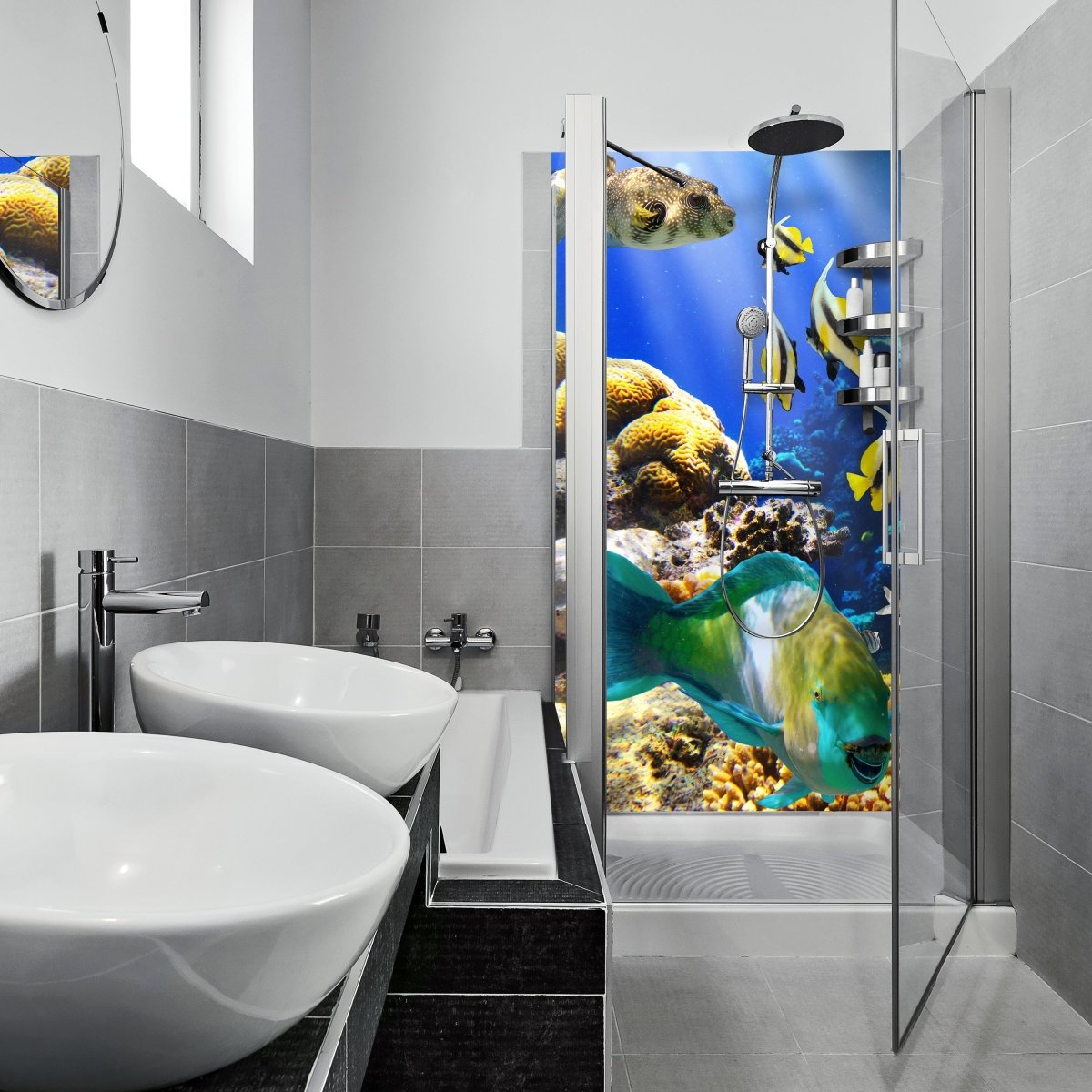 Duschwand Unterwasser M0011 entdecken - Bild 1 Duschwand Unterwasser M0011 entdecken - Bild 1