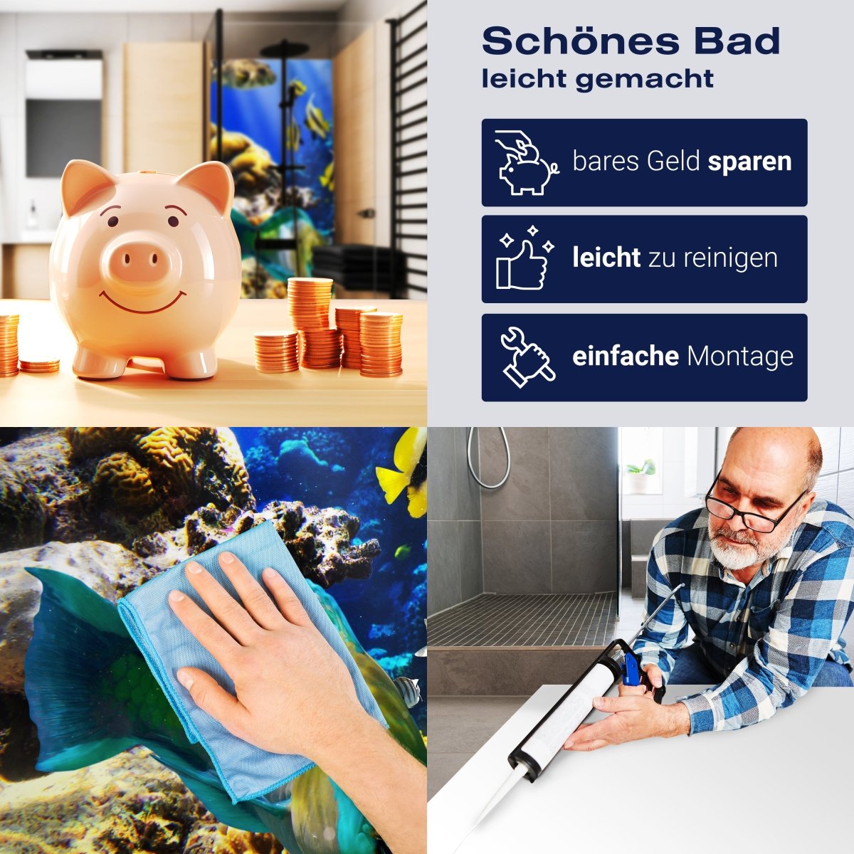 Duschwand Unterwasser M0011 entdecken - Bild 7 Duschwand Unterwasser M0011 entdecken - Bild 7