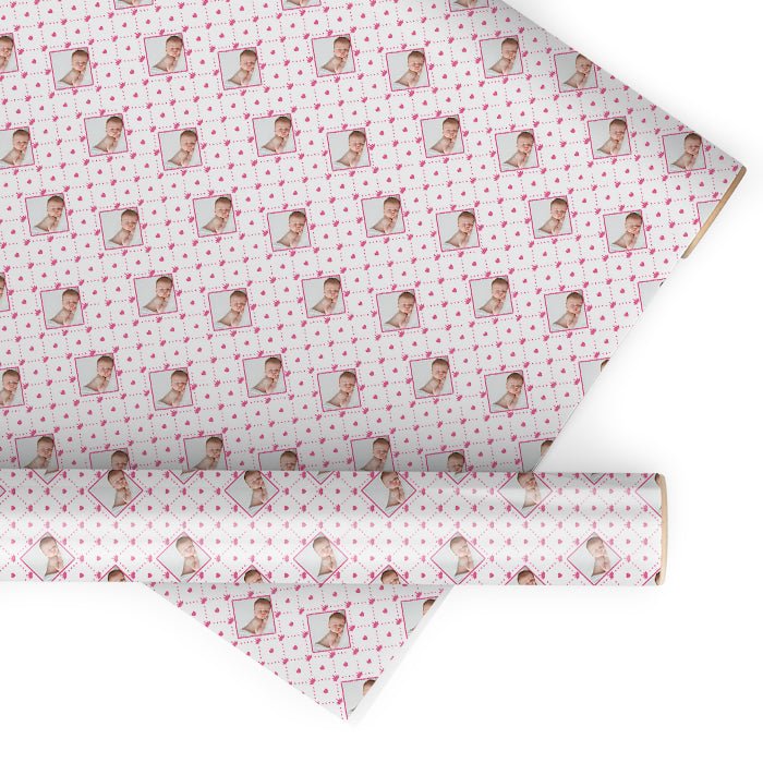 Geschenkpapier personalisiert Geschenkpapier Krone Mädchen - Bild 1 Geschenkpapier personalisiert Geschenkpapier Krone Mädchen - Bild 1