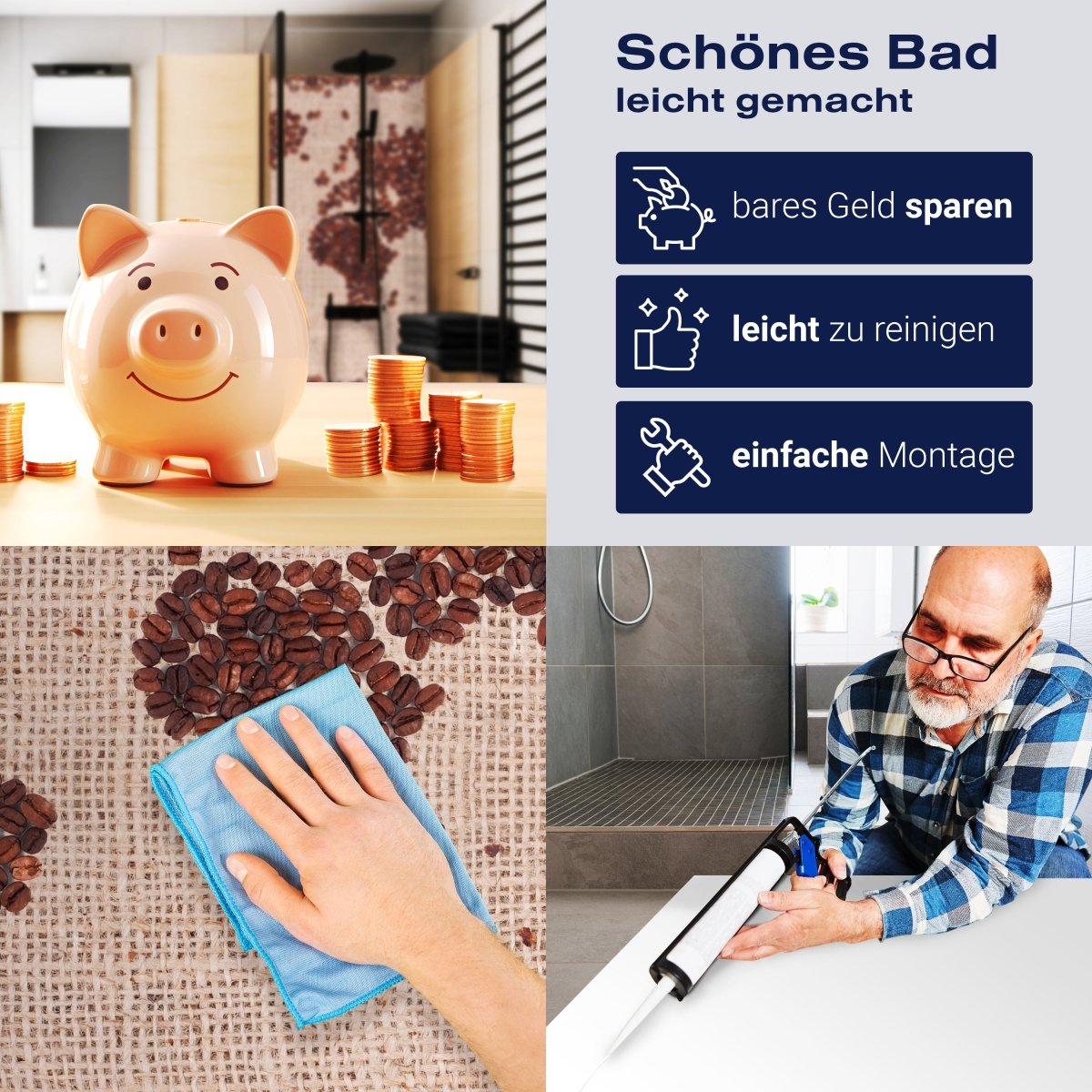 Duschwand Weltkarte Kaffee M0012 entdecken - Bild 7 Duschwand Weltkarte Kaffee M0012 entdecken - Bild 7