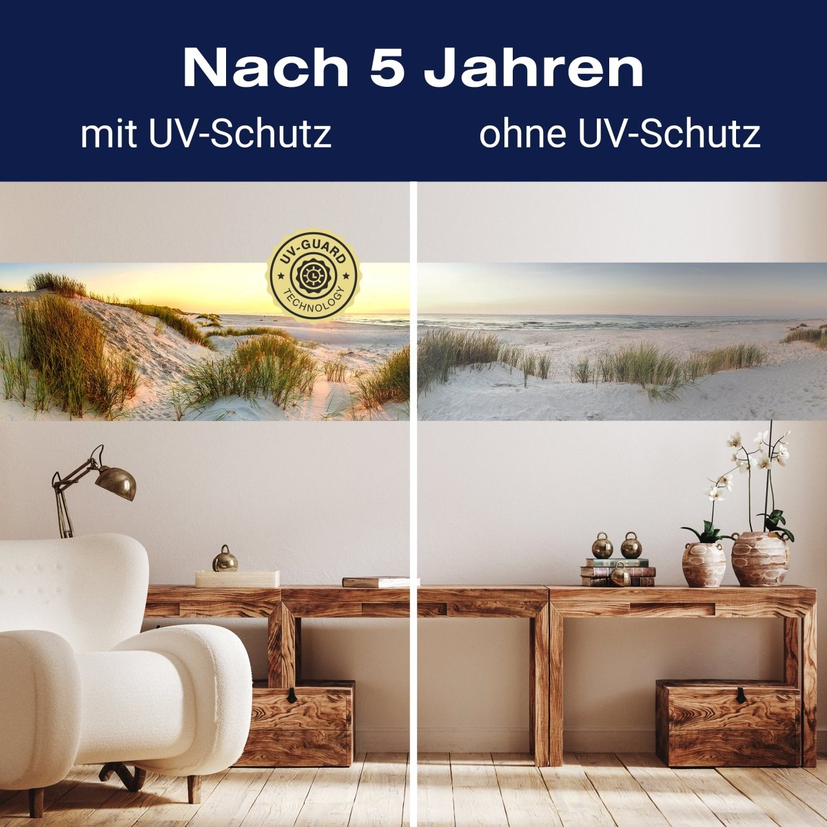 Panorama-Fototapete Meerblick, Strand, Dünen M0013 - Bild 9 Panorama-Fototapete Meerblick, Strand, Dünen M0013 - Bild 9