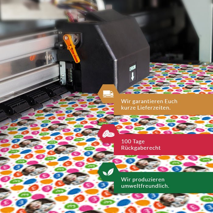 Geschenkpapier personalisiert Geschenkpapier Luftballons Baby - Bild 7 Geschenkpapier personalisiert Geschenkpapier Luftballons Baby - Bild 7