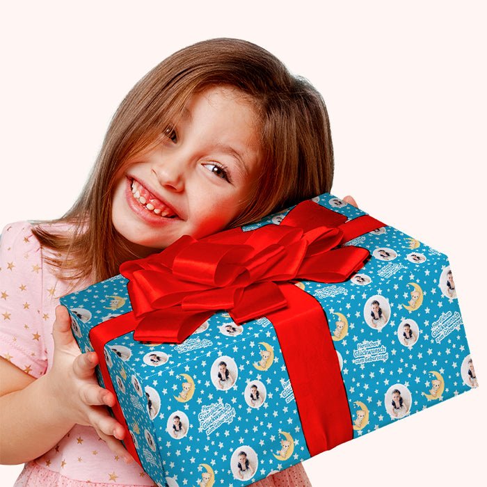 Geschenkpapier personalisiert Geschenkpapier Teddy Mond Baby - Bild 2 Geschenkpapier personalisiert Geschenkpapier Teddy Mond Baby - Bild 2