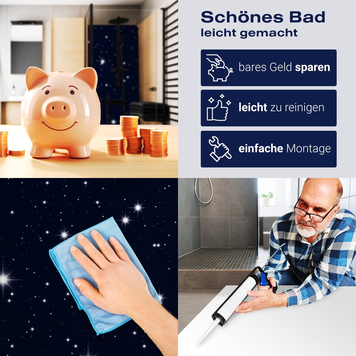 Duschwand Sternenhimmel M0019 entdecken - Bild 7 Duschwand Sternenhimmel M0019 entdecken - Bild 7