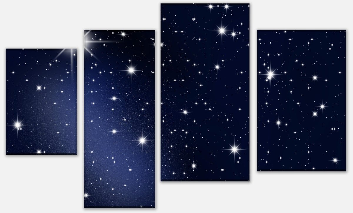 Leinwandbild Mehrteiler Sternenhimmel M0019 Leinwandbild Mehrteiler Sternenhimmel M0019
