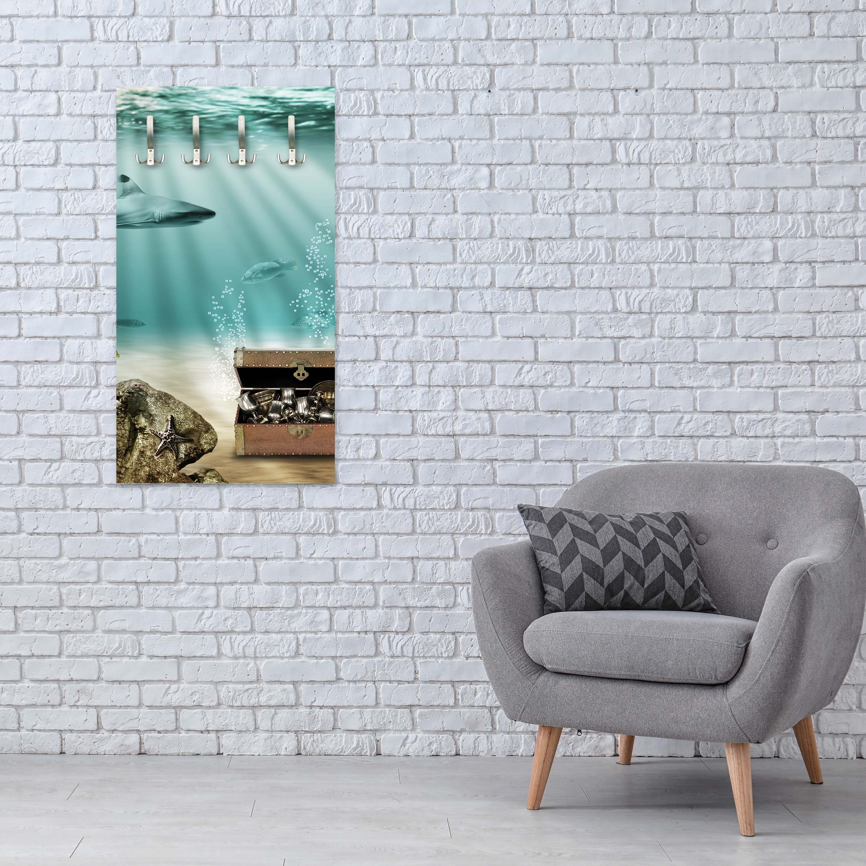 Garderobe Unterwasserschatz M0020 entdecken - Bild 5 Garderobe Unterwasserschatz M0020 entdecken - Bild 5