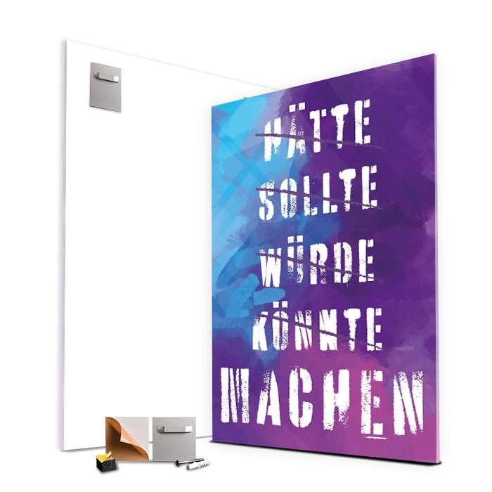 Acrylbild Acrylbild Motivation, Hochformat, Spruch M0022 M0022 - Bild 4 Acrylbild Acrylbild Motivation, Hochformat, Spruch M0022 M0022 - Bild 4