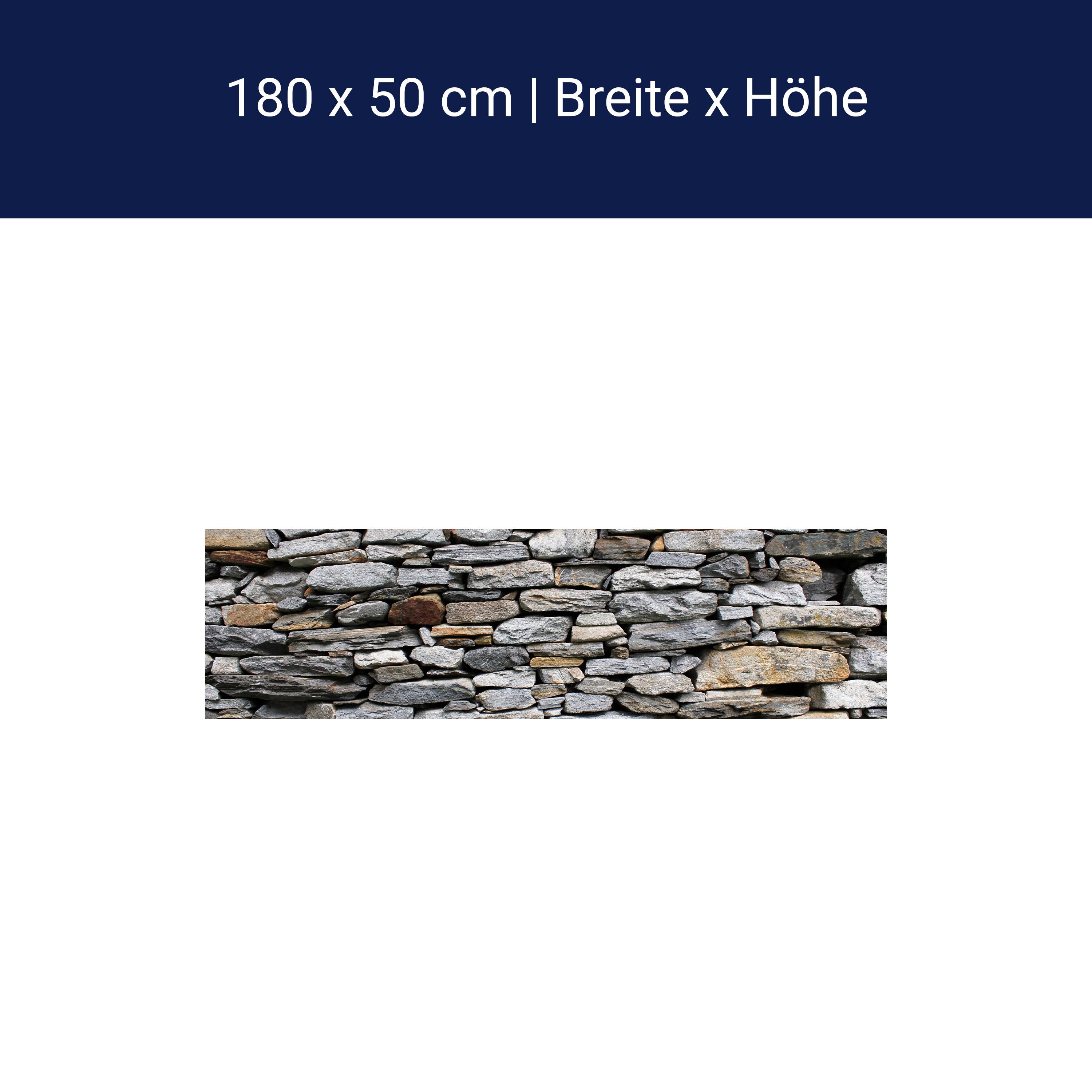 Küchenrückwand Steinmauer Grau M0022 Küchenrückwand Steinmauer Grau M0022