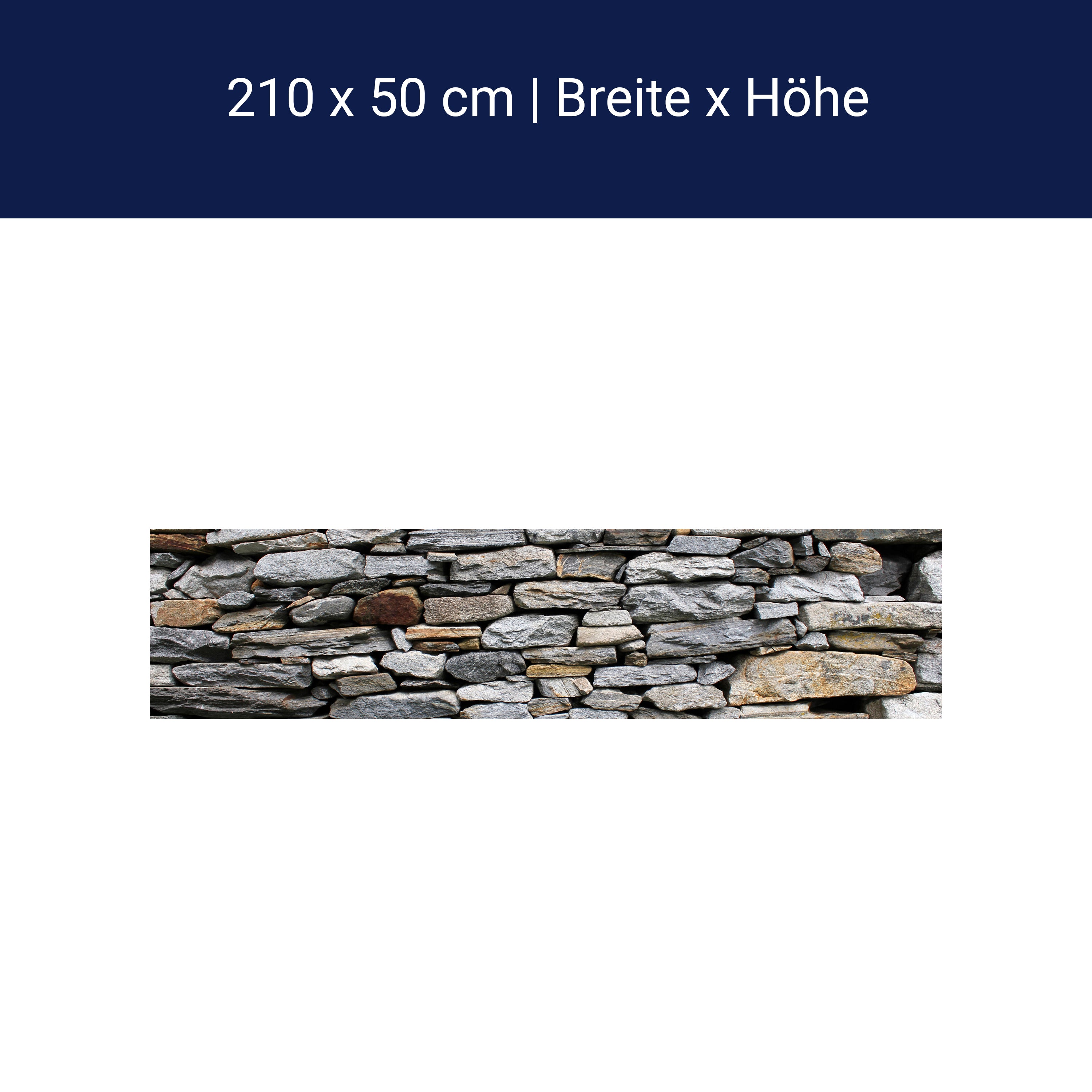 Küchenrückwand Steinmauer Grau M0022 Küchenrückwand Steinmauer Grau M0022