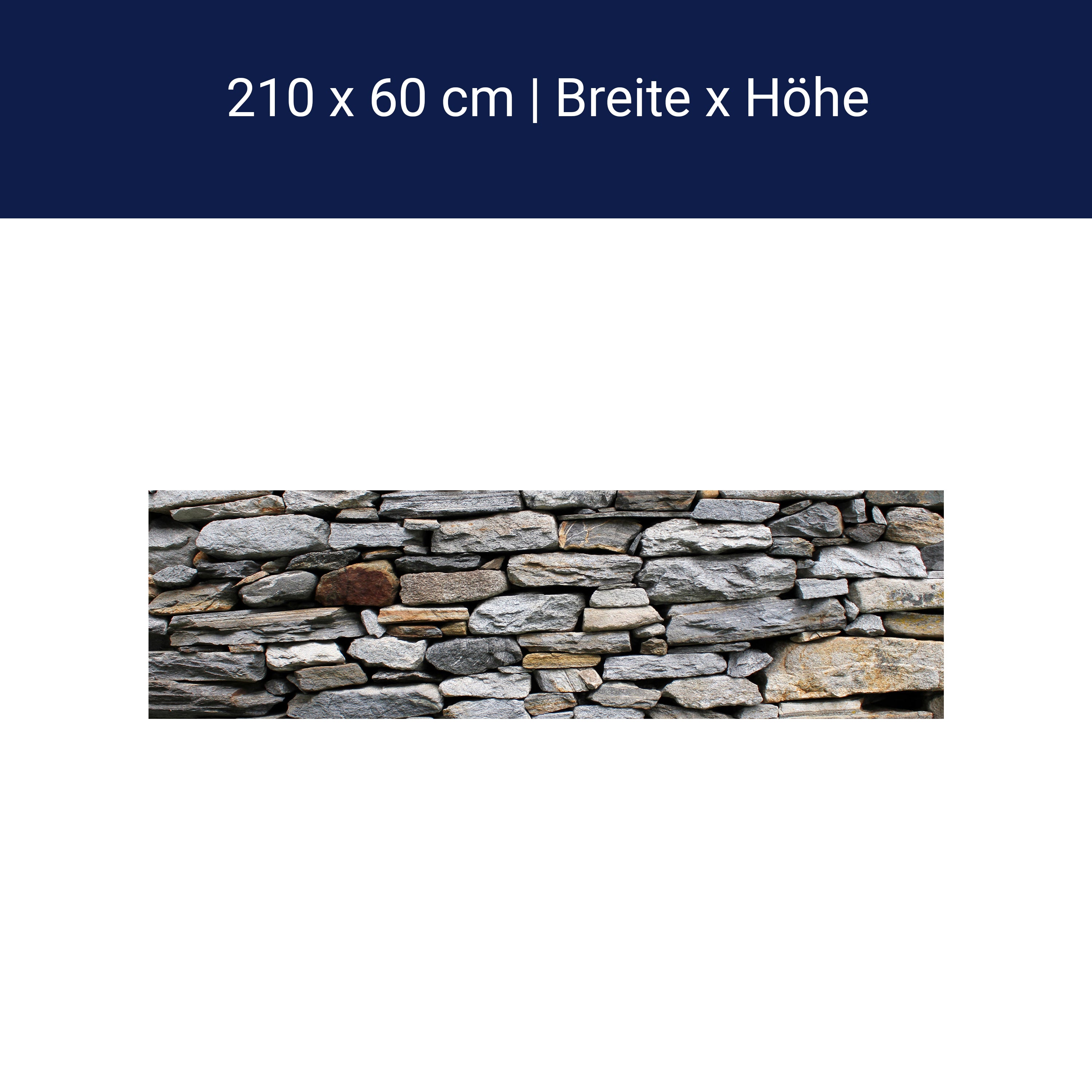 Küchenrückwand Steinmauer Grau M0022 Küchenrückwand Steinmauer Grau M0022