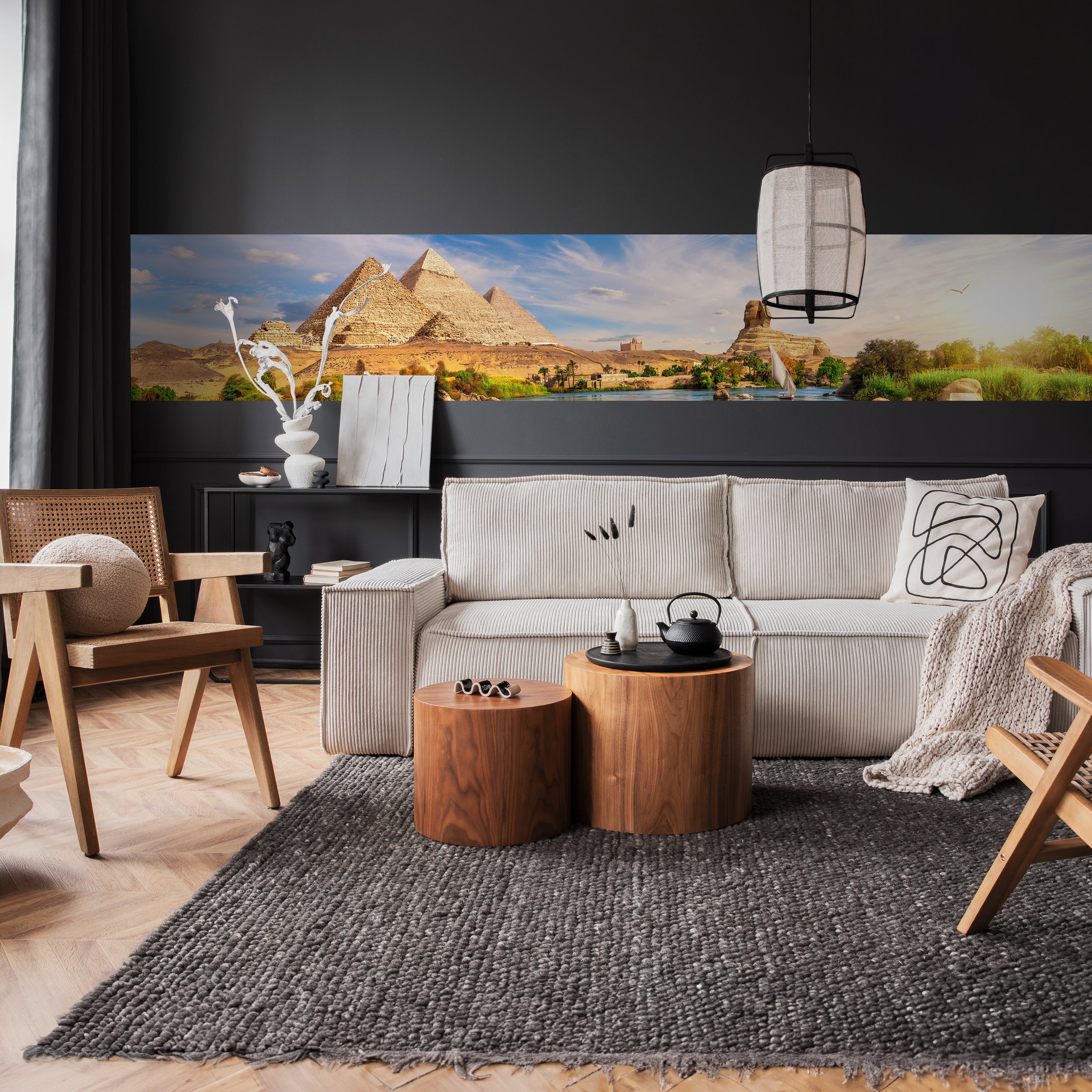 Panorama-Fototapete Pyramiden, Sphinx, Gizey M0023 - Bild 2 Panorama-Fototapete Pyramiden, Sphinx, Gizey M0023 - Bild 2