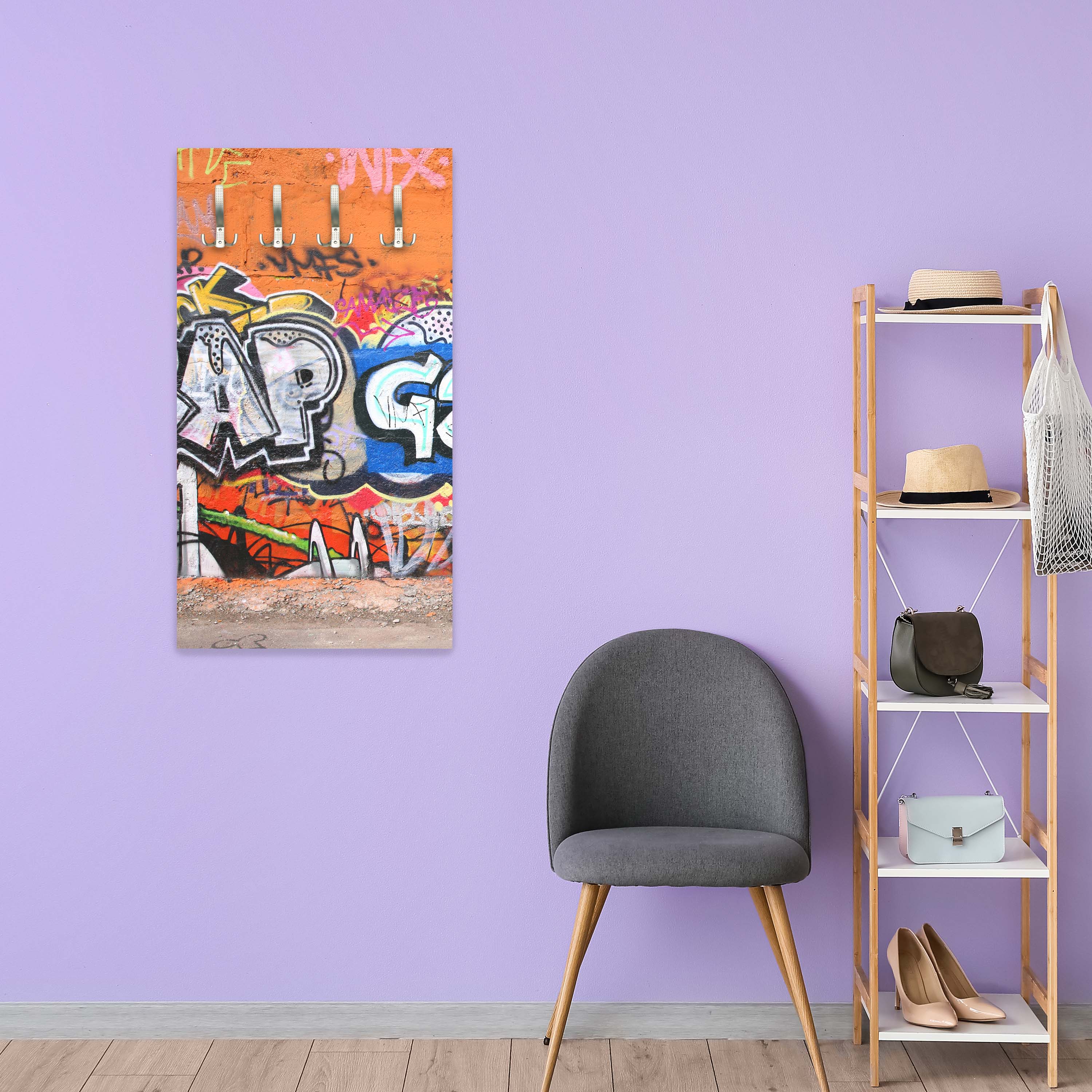 Garderobe Graffiti 1 M0025 entdecken - Bild 3 Garderobe Graffiti 1 M0025 entdecken - Bild 3