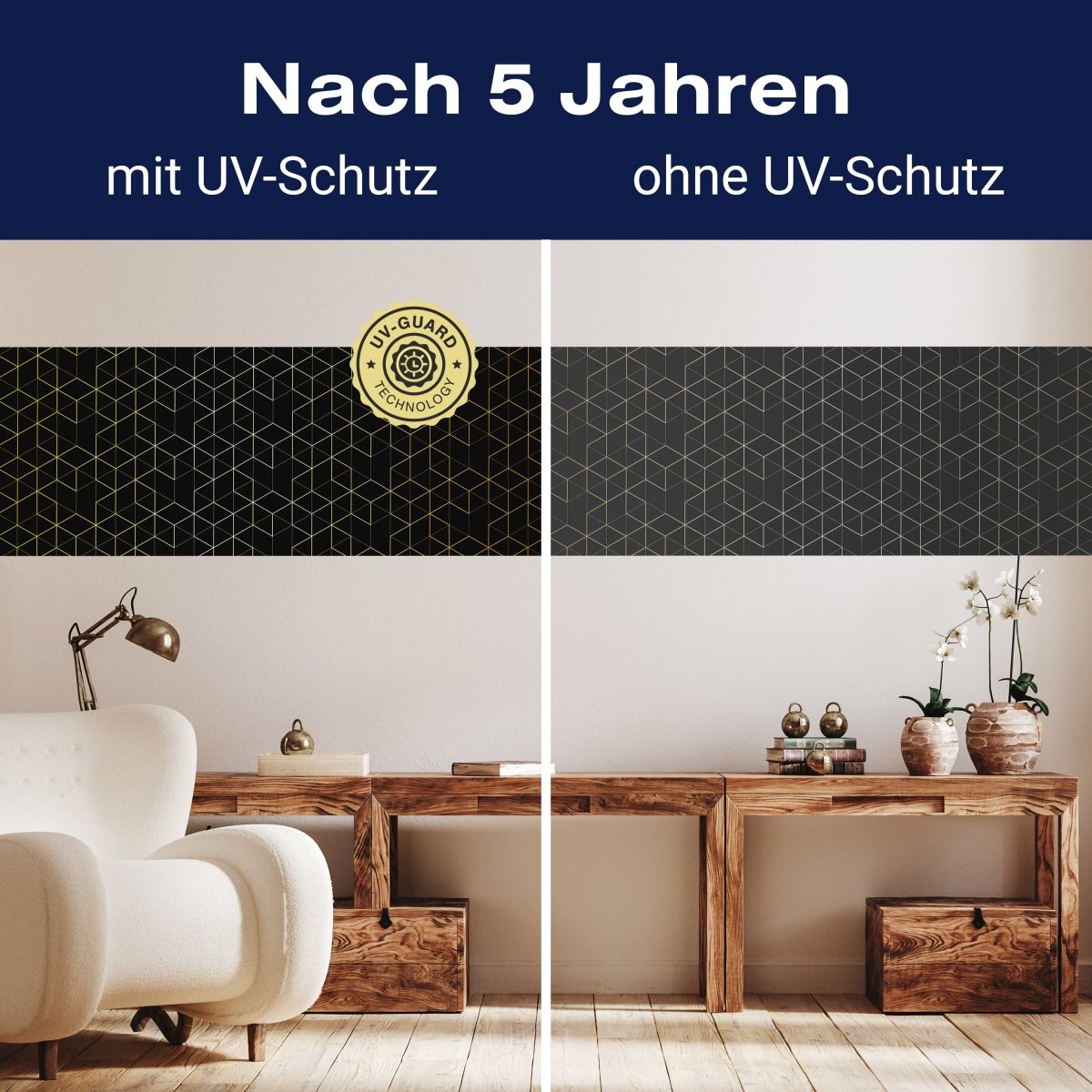 Panorama-Fototapete goldfarbenes Muster 2 M0025 - Bild 9 Panorama-Fototapete goldfarbenes Muster 2 M0025 - Bild 9