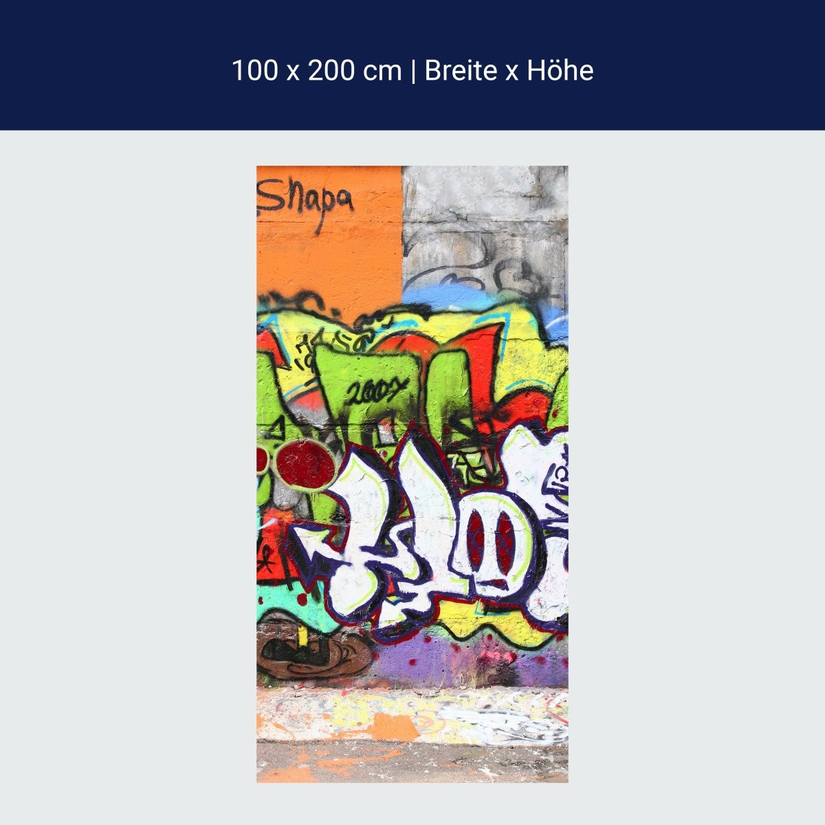 Duschwand Graffiti 2 M0026 Duschwand Graffiti 2 M0026