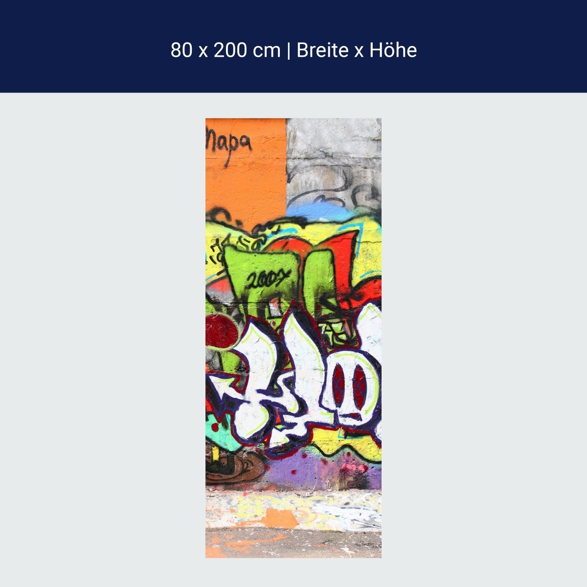 Duschwand Graffiti 2 M0026 Duschwand Graffiti 2 M0026