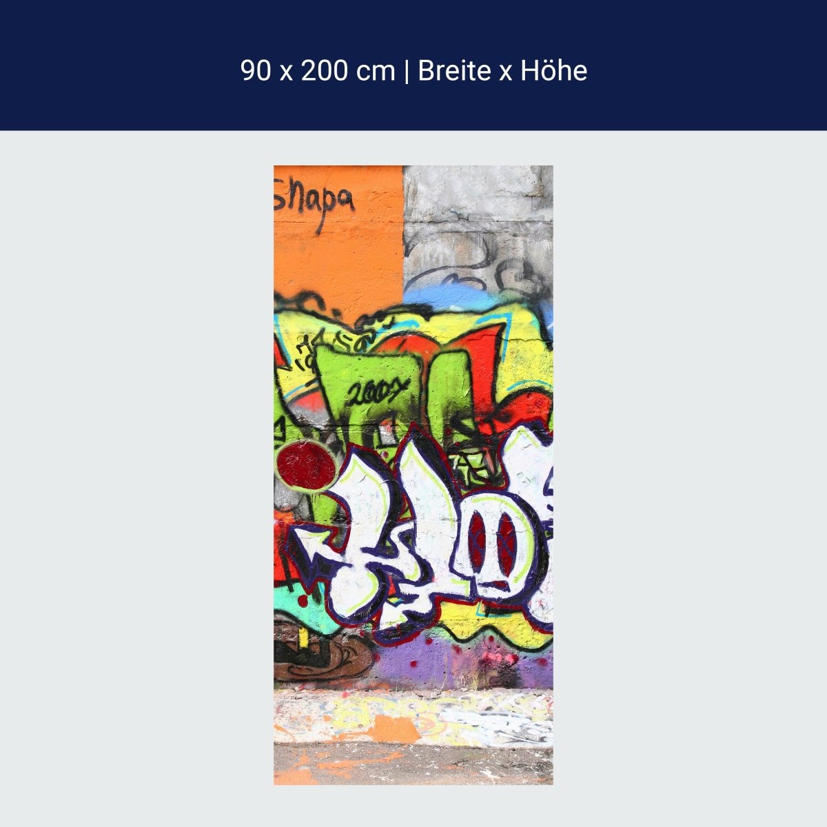 Duschwand Graffiti 2 M0026 Duschwand Graffiti 2 M0026