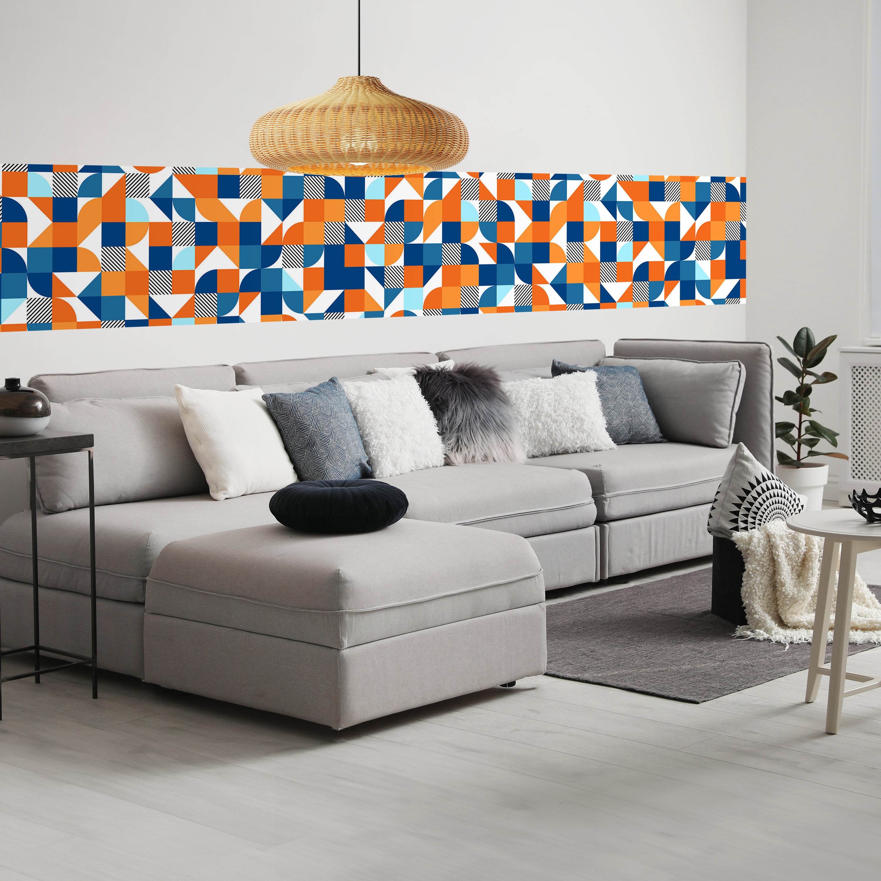 Panorama-Fototapete buntes Muster, Abstrakt M0026 - Bild 1 Panorama-Fototapete buntes Muster, Abstrakt M0026 - Bild 1