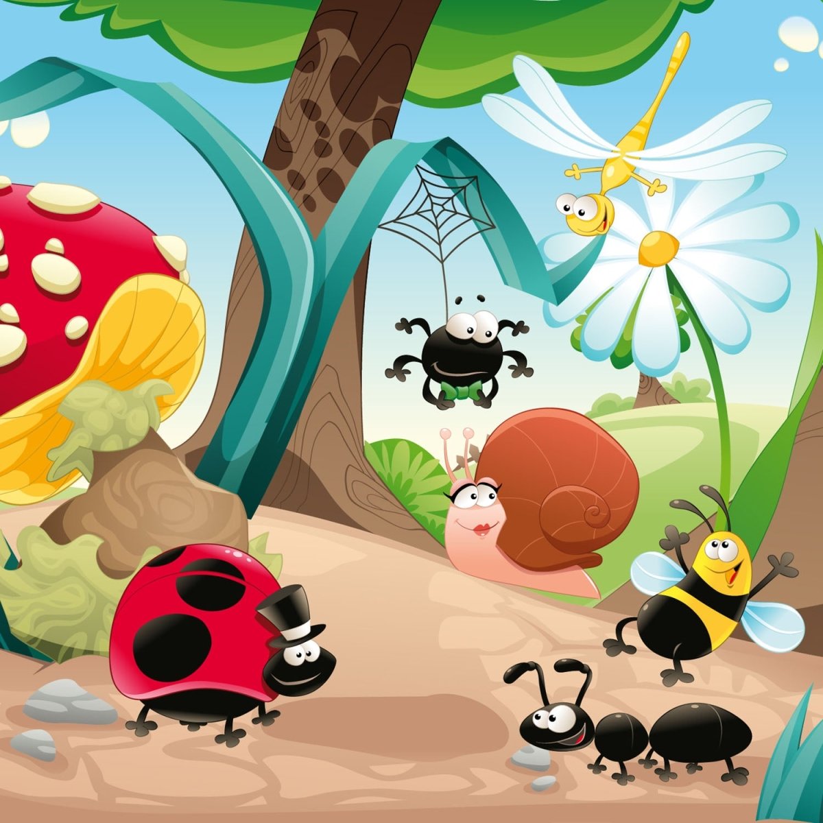 Beistelltisch Waldinsekten M0031 entdecken - Bild 2 Beistelltisch Waldinsekten M0031 entdecken - Bild 2