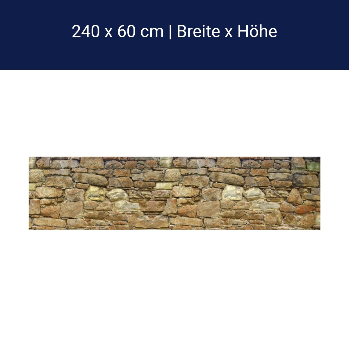 Küchenrückwand Natursteinmauer M0032 Küchenrückwand Natursteinmauer M0032