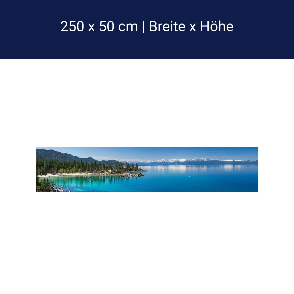 Panorama-Fototapete Lake Tahoe M0032 Panorama-Fototapete Lake Tahoe M0032