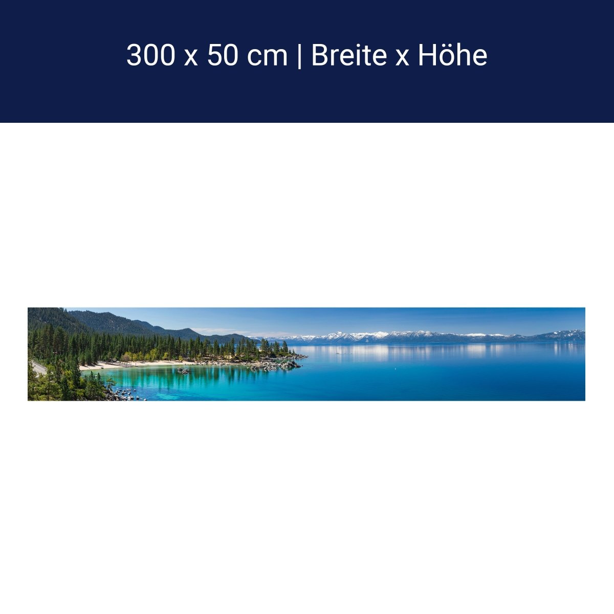 Panorama-Fototapete Lake Tahoe M0032 Panorama-Fototapete Lake Tahoe M0032