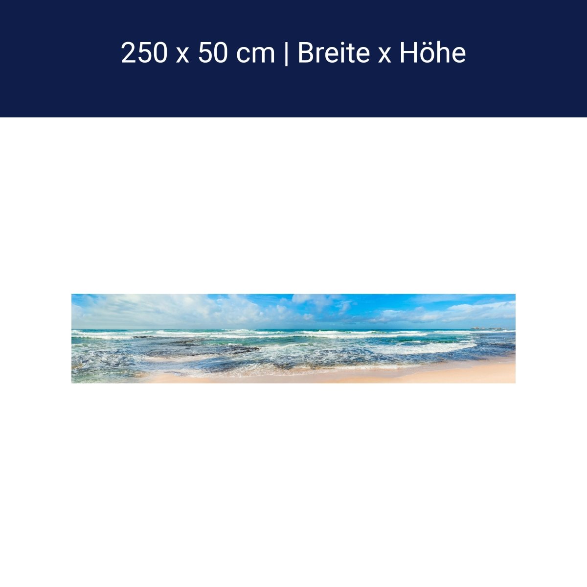 Panorama-Fototapete Indischer Ozean M0033 Panorama-Fototapete Indischer Ozean M0033