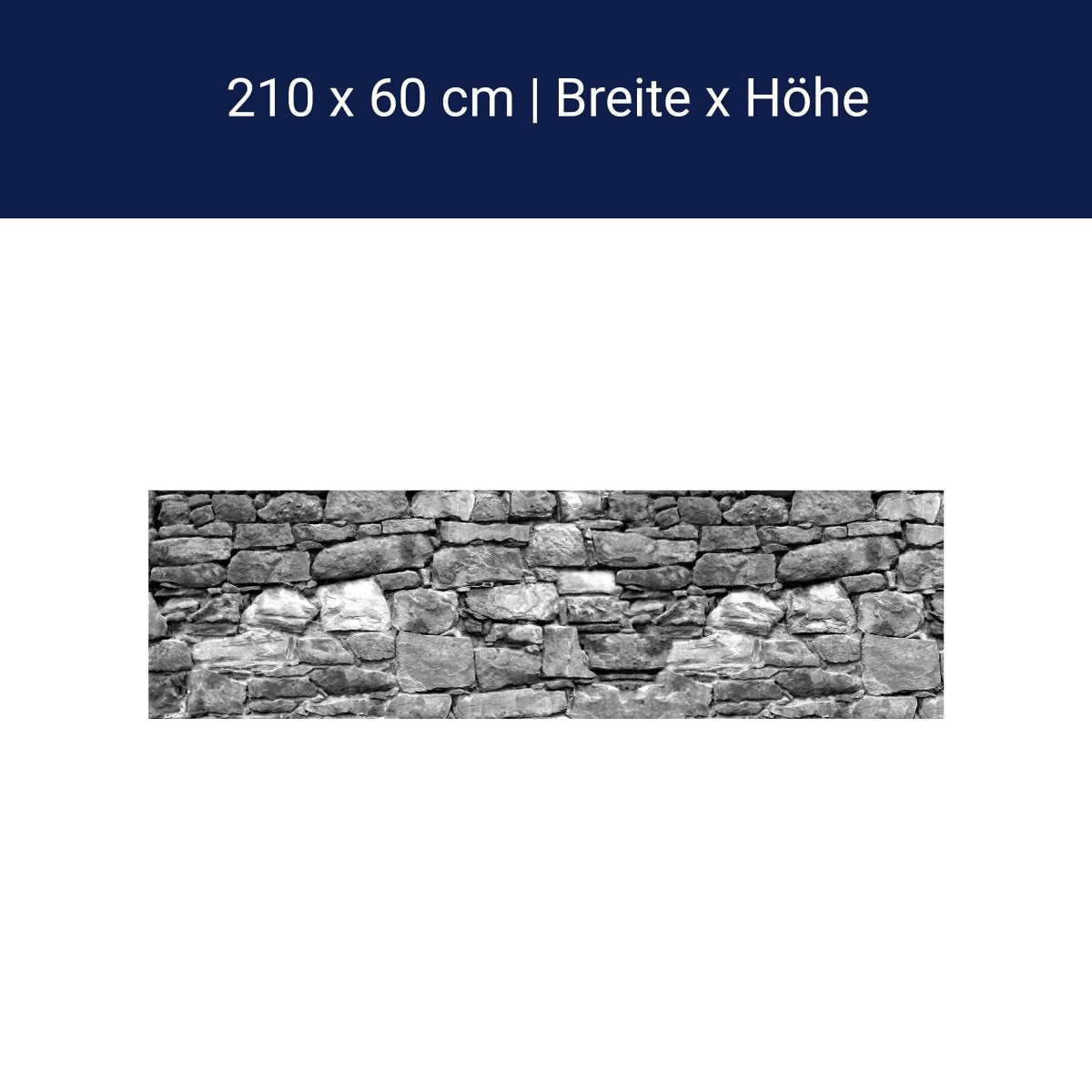 Küchenrückwand Natursteinmaur Grau M0034 Küchenrückwand Natursteinmaur Grau M0034
