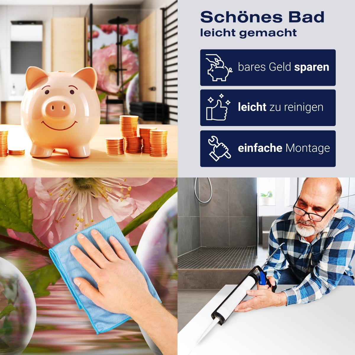 Duschwand Seifenblasen M0035 entdecken - Bild 7 Duschwand Seifenblasen M0035 entdecken - Bild 7