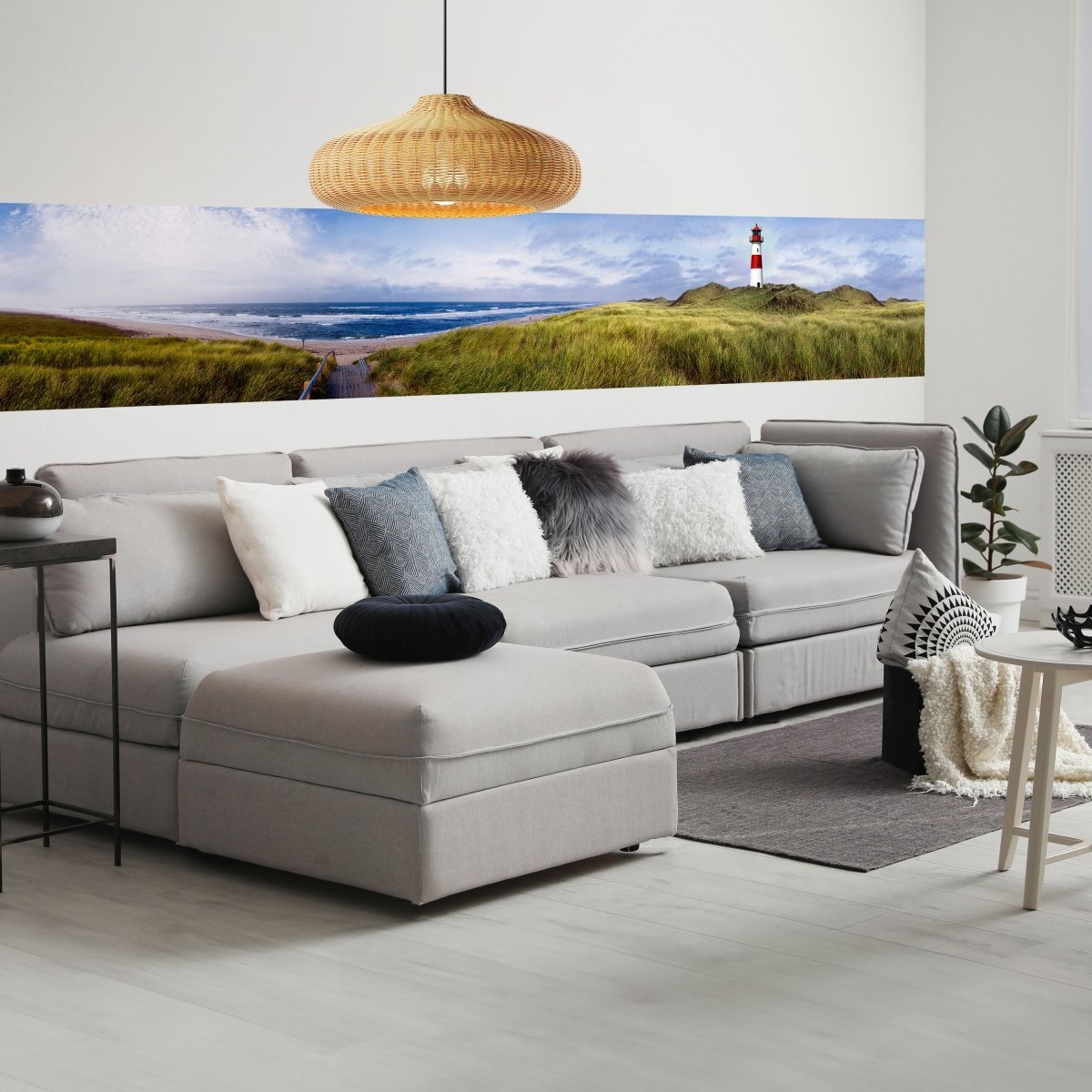 Panorama-Fototapete Strand auf Sylt M0036 - Bild 1 Panorama-Fototapete Strand auf Sylt M0036 - Bild 1