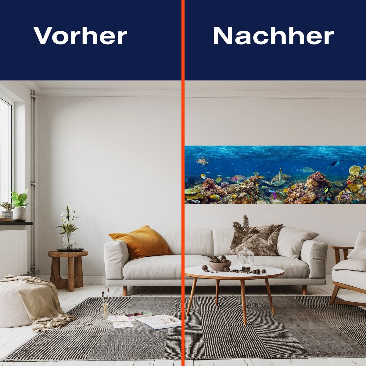 Panorama-Fototapete Unterwasser Welt M0039 - Bild 3 Panorama-Fototapete Unterwasser Welt M0039 - Bild 3