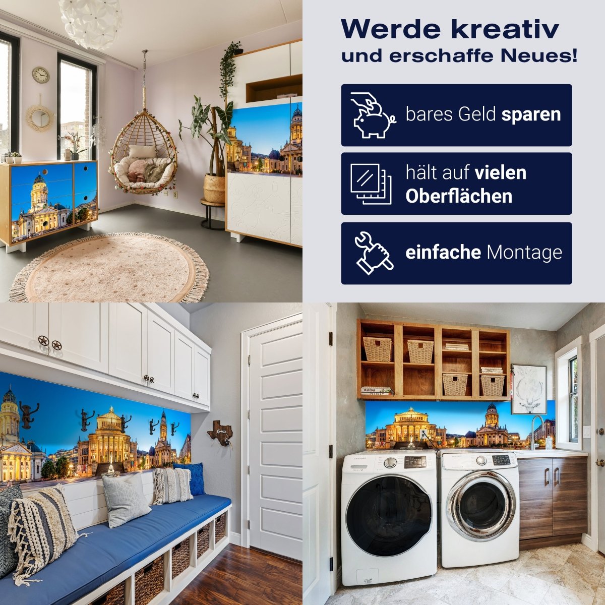 Panorama-Fototapete Gendarmenmarkt in Berlin M0040 - Bild 7 Panorama-Fototapete Gendarmenmarkt in Berlin M0040 - Bild 7