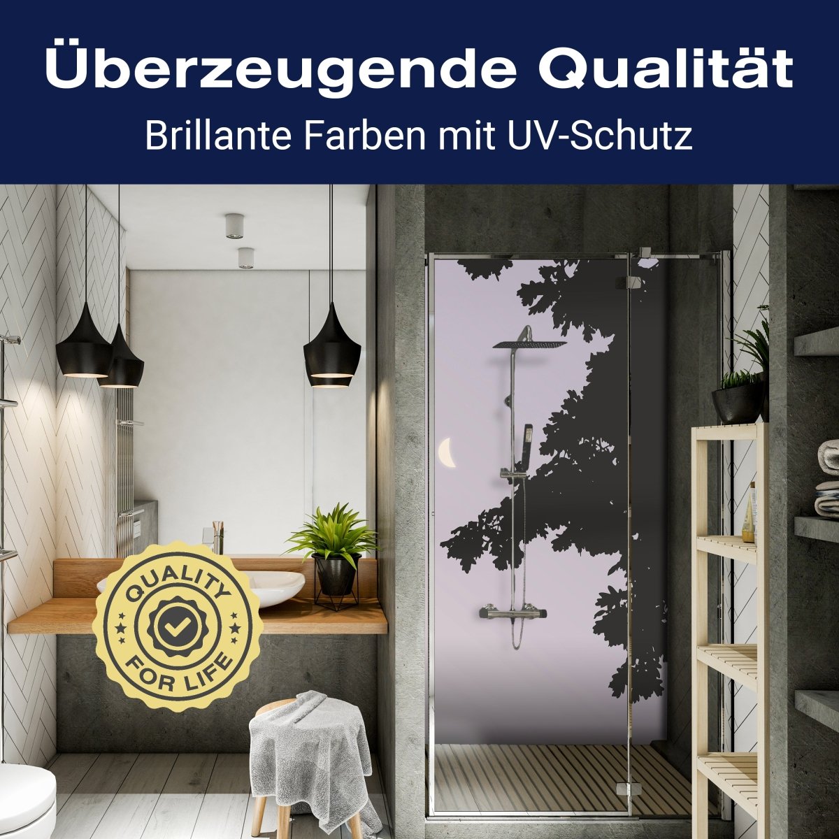 Duschwand Schatten der Nacht M0043 entdecken - Bild 2 Duschwand Schatten der Nacht M0043 entdecken - Bild 2