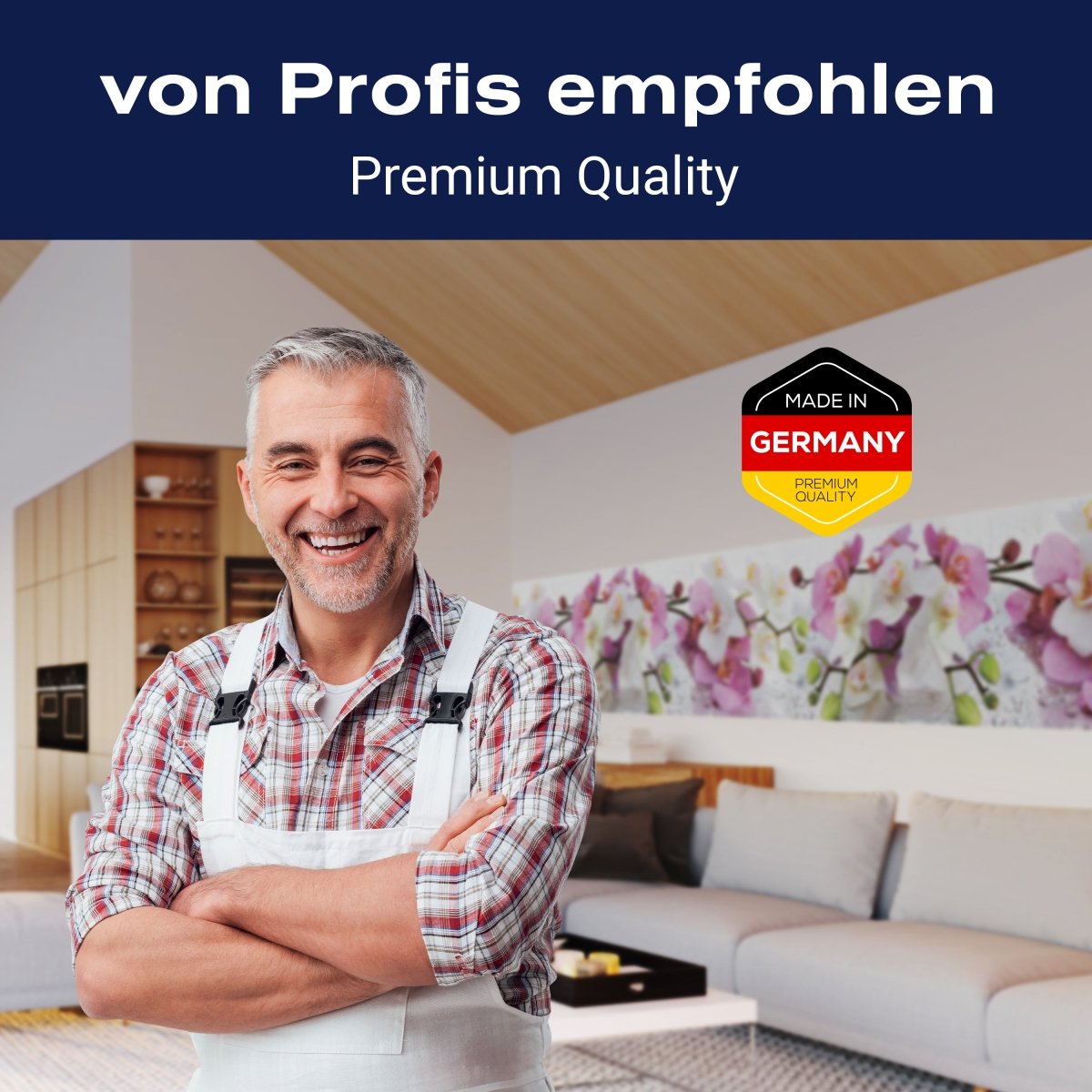 Panorama-Fototapete Orchideen, Blumen M0043 - Bild 5 Panorama-Fototapete Orchideen, Blumen M0043 - Bild 5