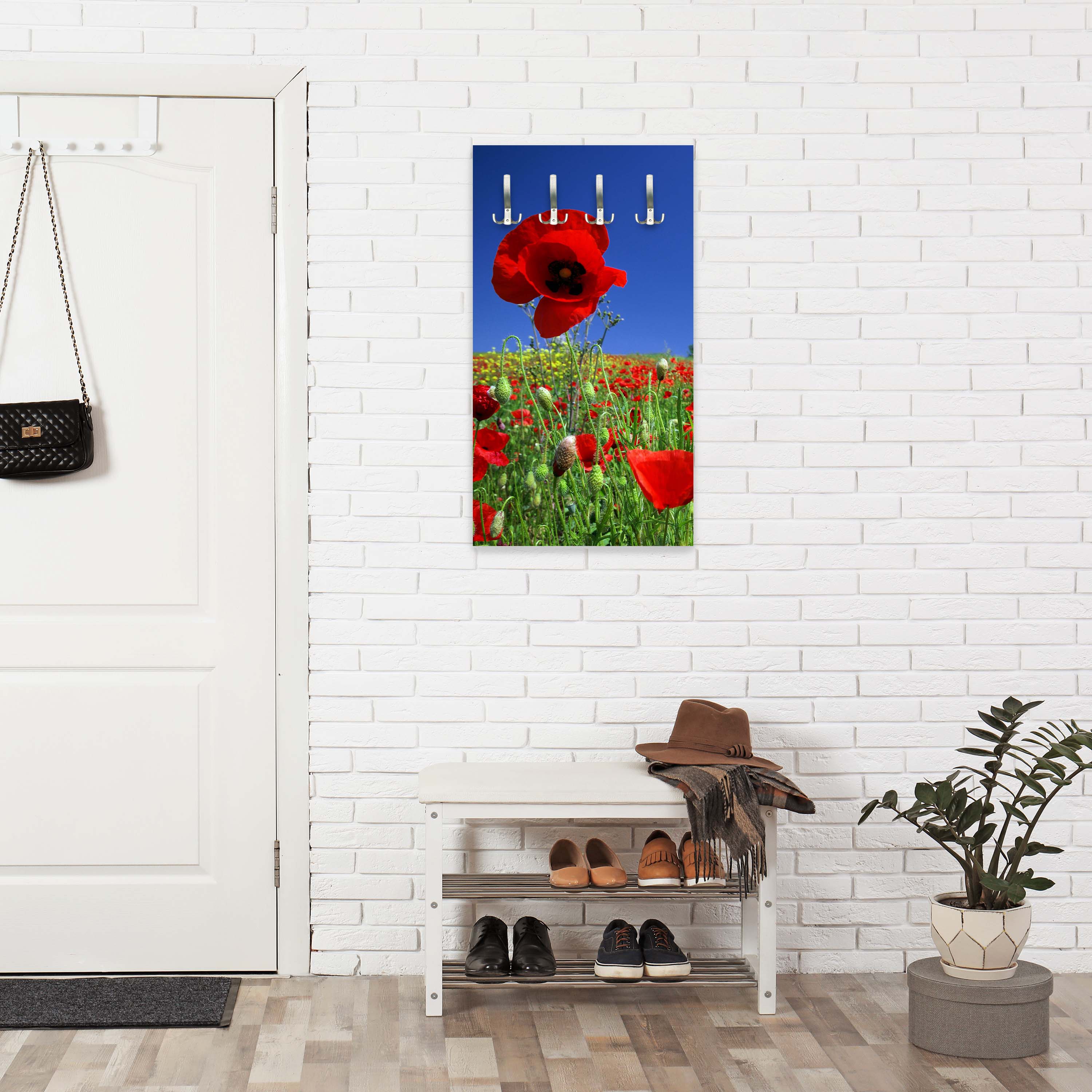 Garderobe Mohnblumenfeld M0046 entdecken - Bild 2 Garderobe Mohnblumenfeld M0046 entdecken - Bild 2