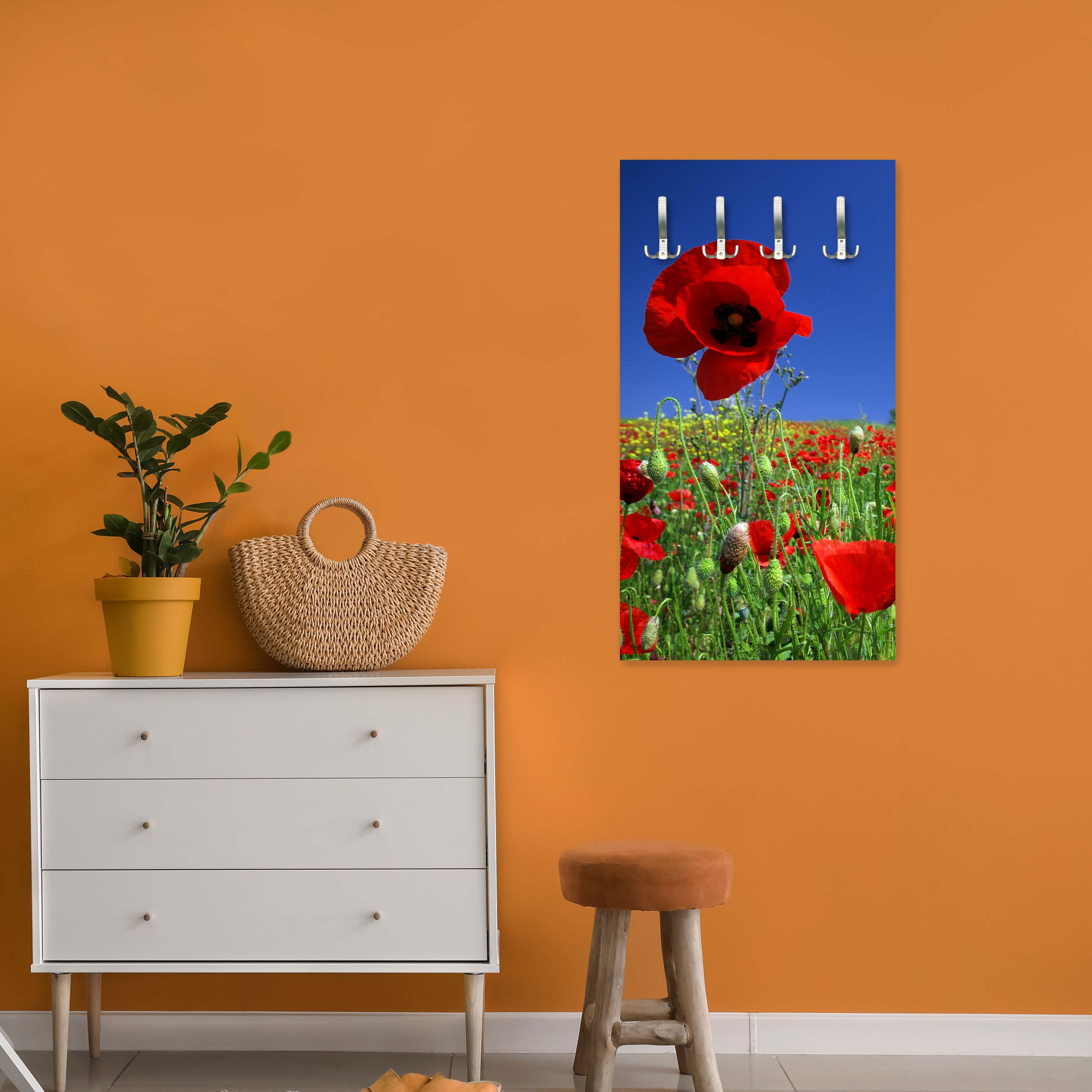 Garderobe Mohnblumenfeld M0046 entdecken - Bild 3 Garderobe Mohnblumenfeld M0046 entdecken - Bild 3