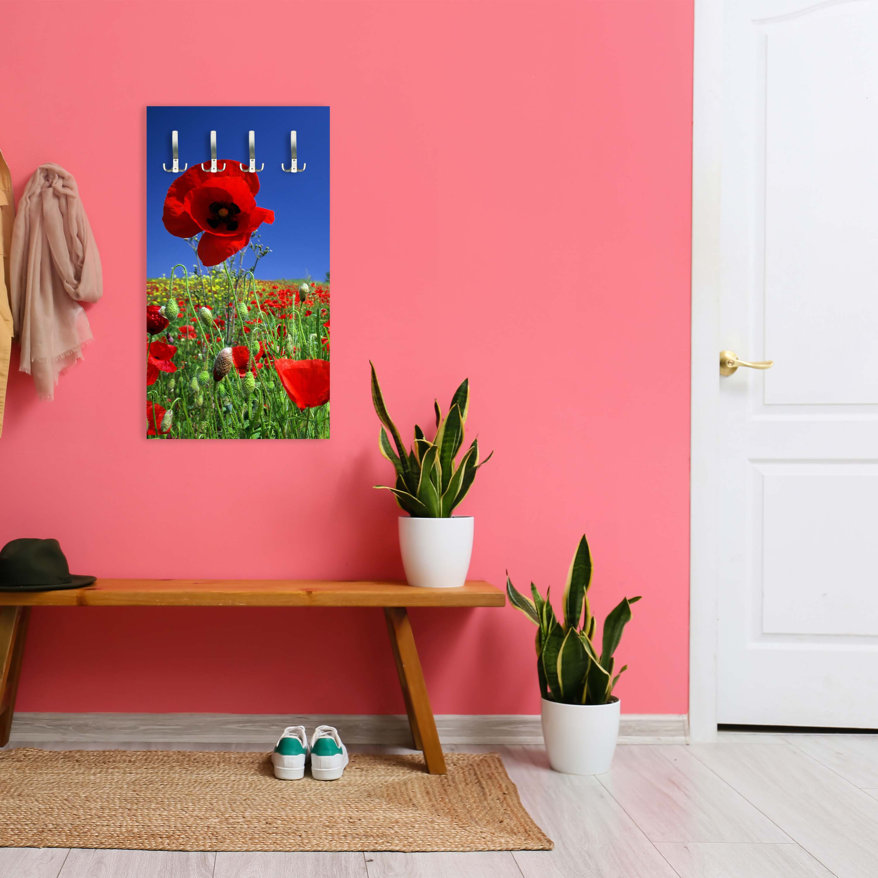 Garderobe Mohnblumenfeld M0046 entdecken - Bild 6 Garderobe Mohnblumenfeld M0046 entdecken - Bild 6