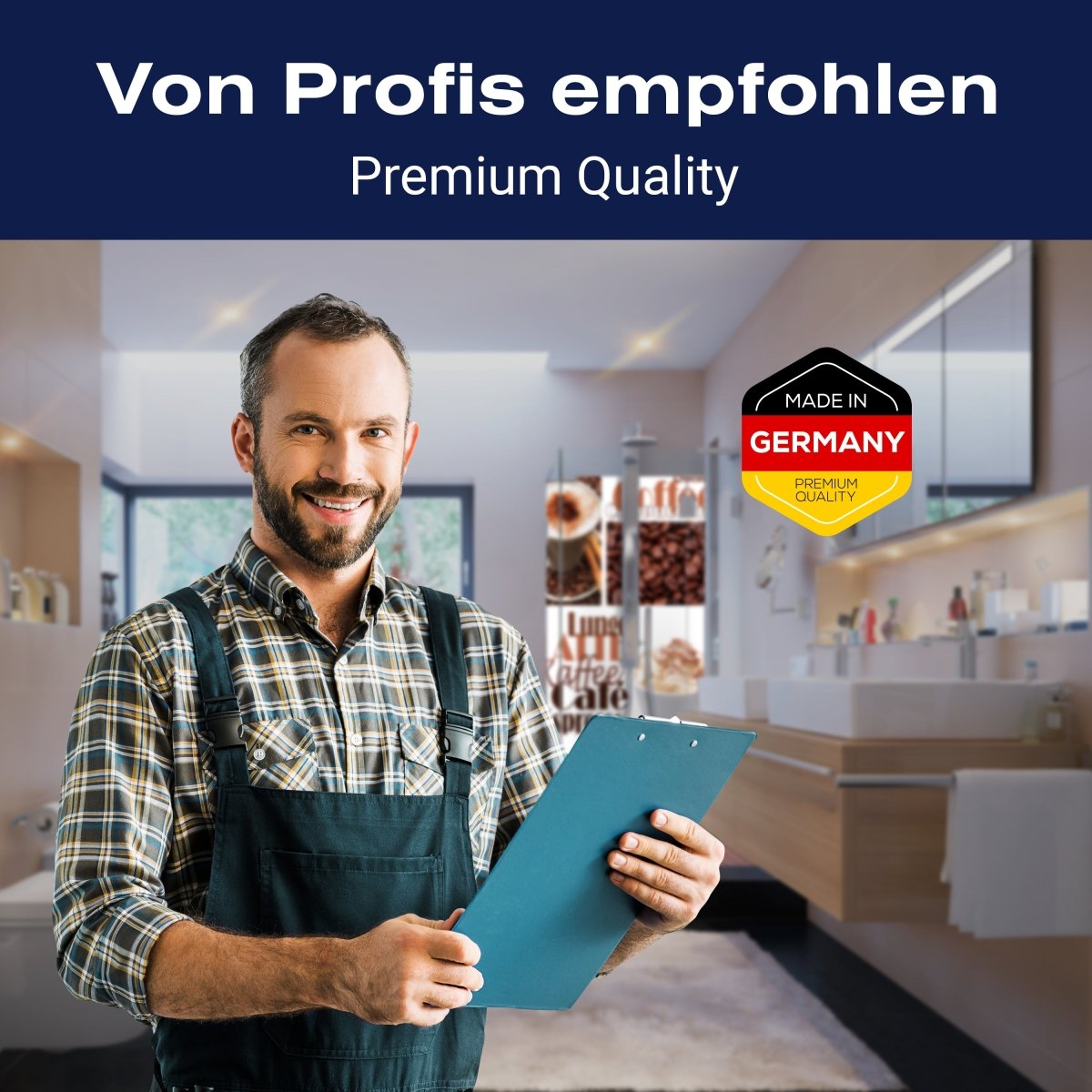 Duschwand Kaffee M0047 entdecken - Bild 5 Duschwand Kaffee M0047 entdecken - Bild 5