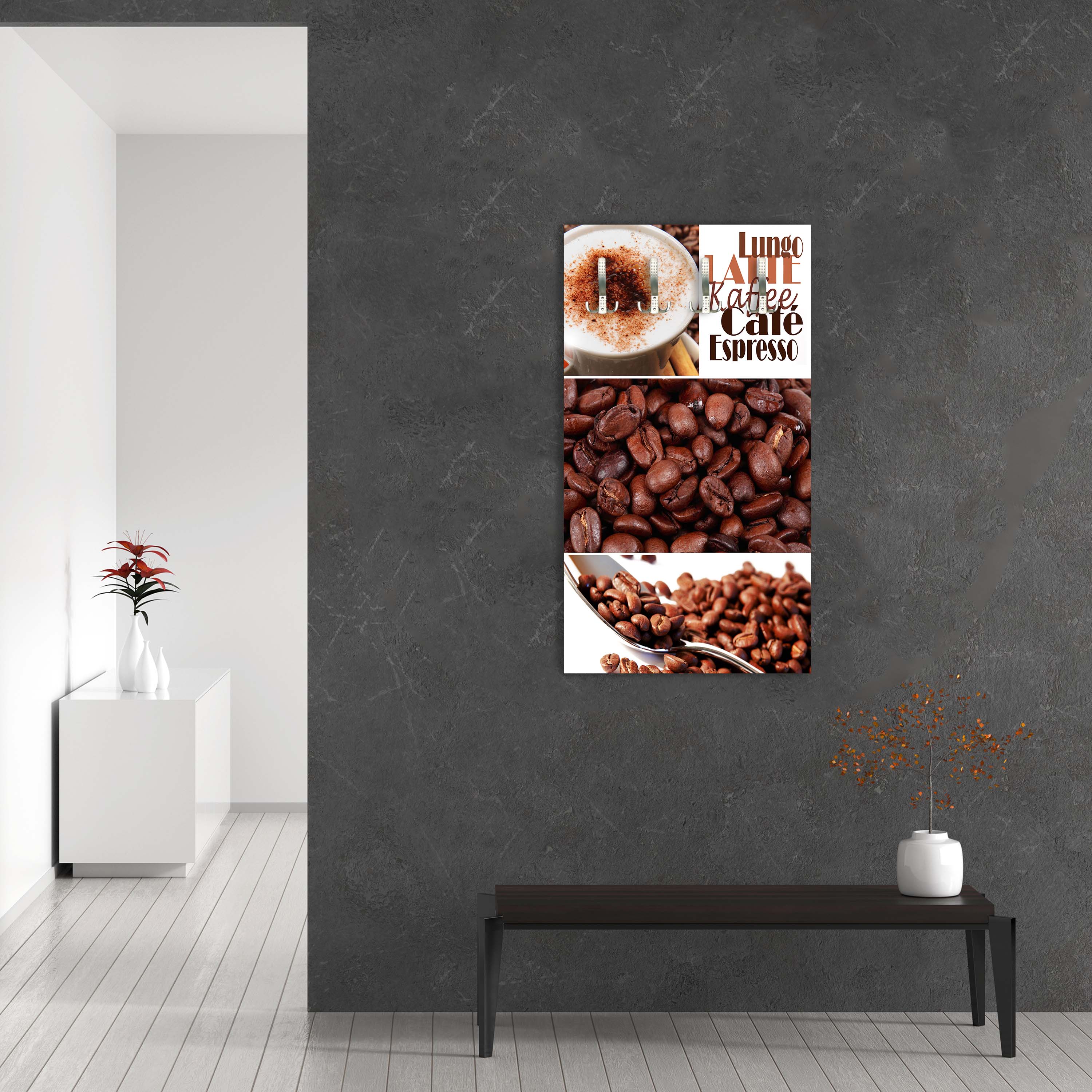 Garderobe Kaffee M0047 entdecken - Bild 5 Garderobe Kaffee M0047 entdecken - Bild 5