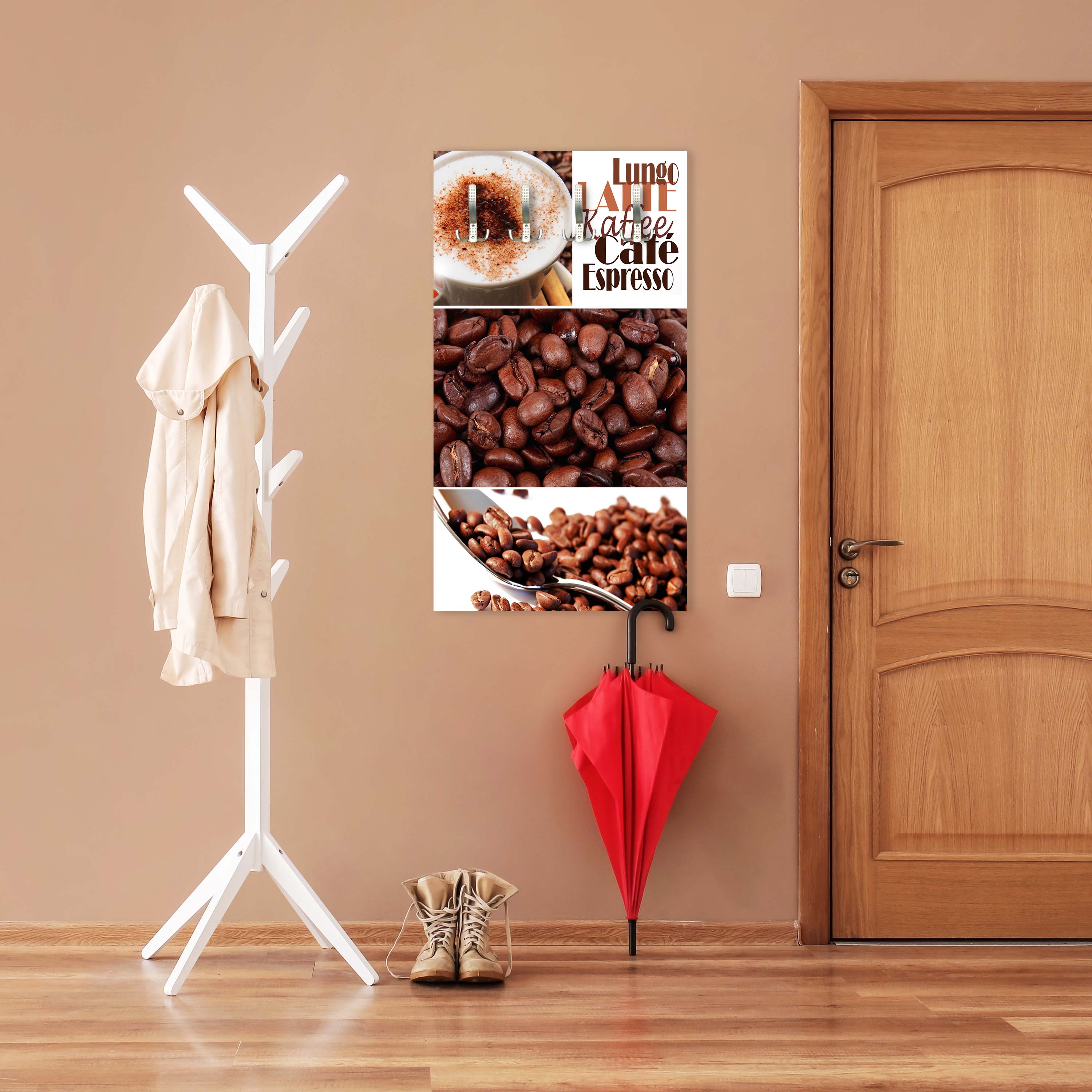 Garderobe Kaffee M0047 entdecken - Bild 6 Garderobe Kaffee M0047 entdecken - Bild 6